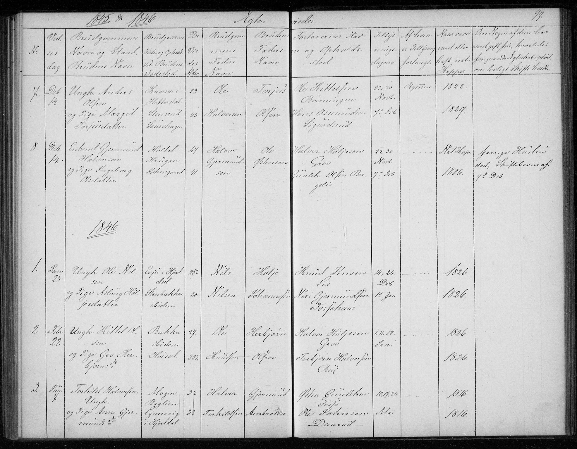 Gransherad kirkebøker, SAKO/A-267/F/Fb/L0003: Ministerialbok nr. II 3, 1844-1859, s. 97