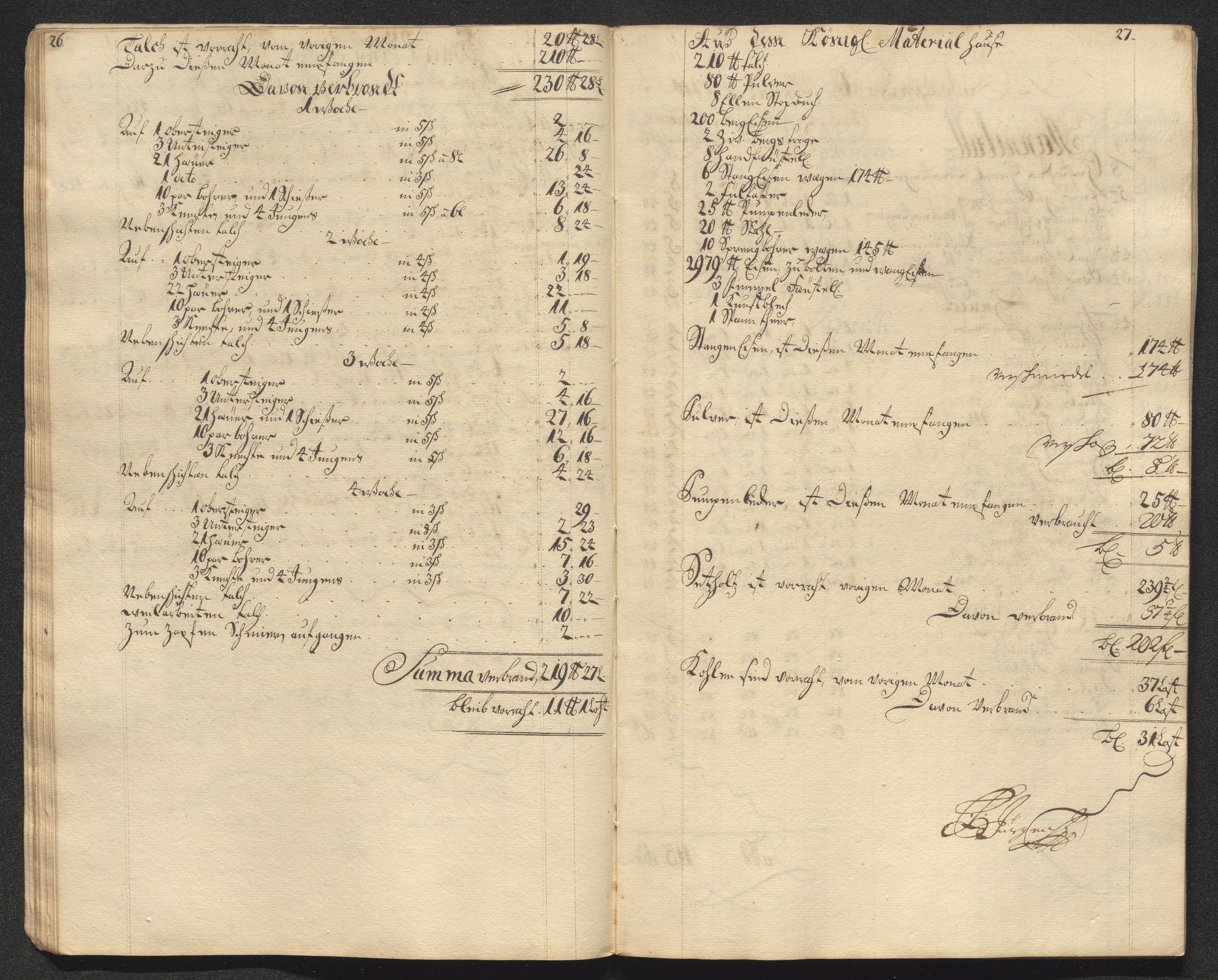 Kongsberg Sølvverk 1623-1816, AV/SAKO-EA-3135/001/D/Dc/Dcd/L0099: Utgiftsregnskap for gruver m.m., 1710, s. 251