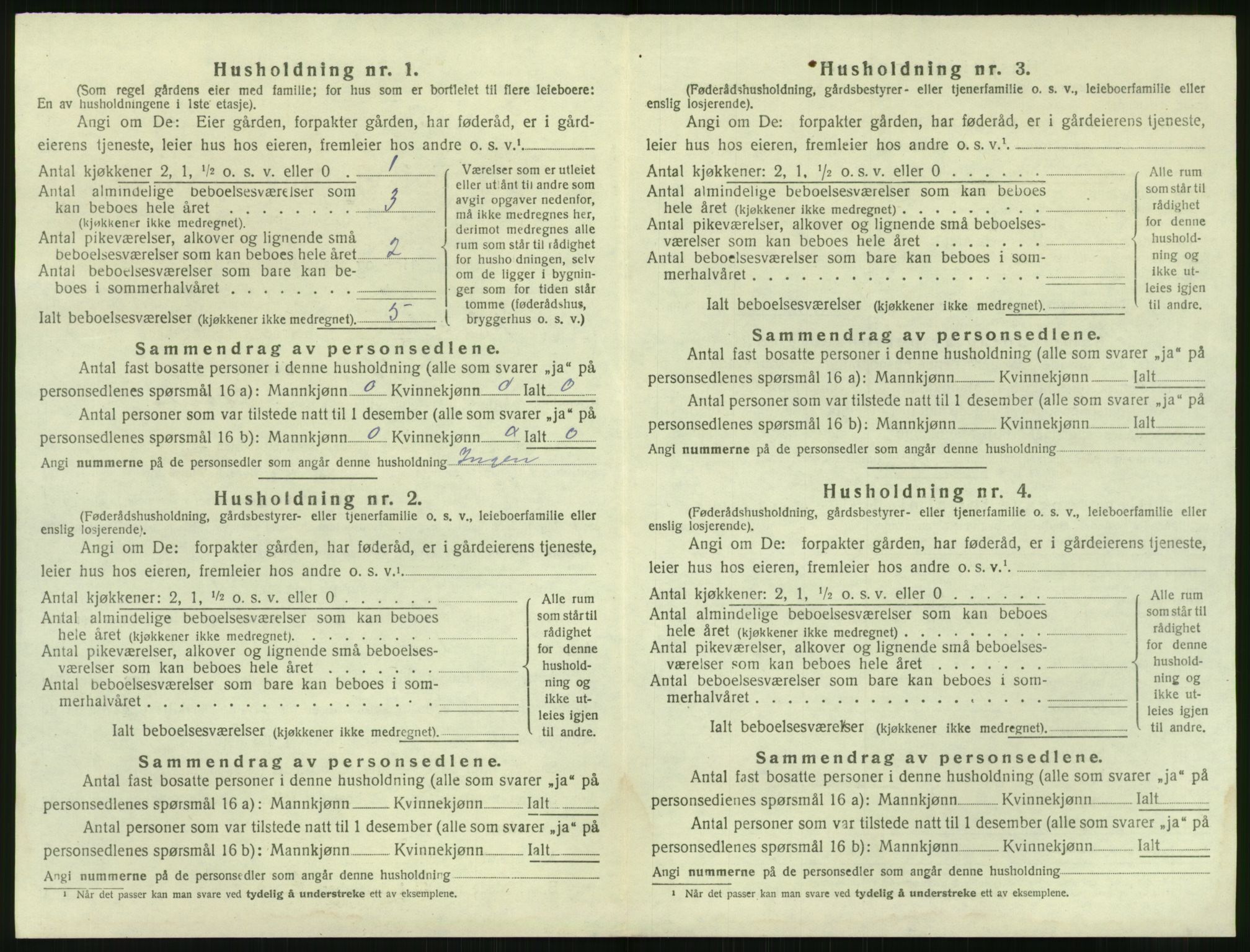 SAK, Folketelling 1920 for 0916 Flosta herred, 1920, s. 847