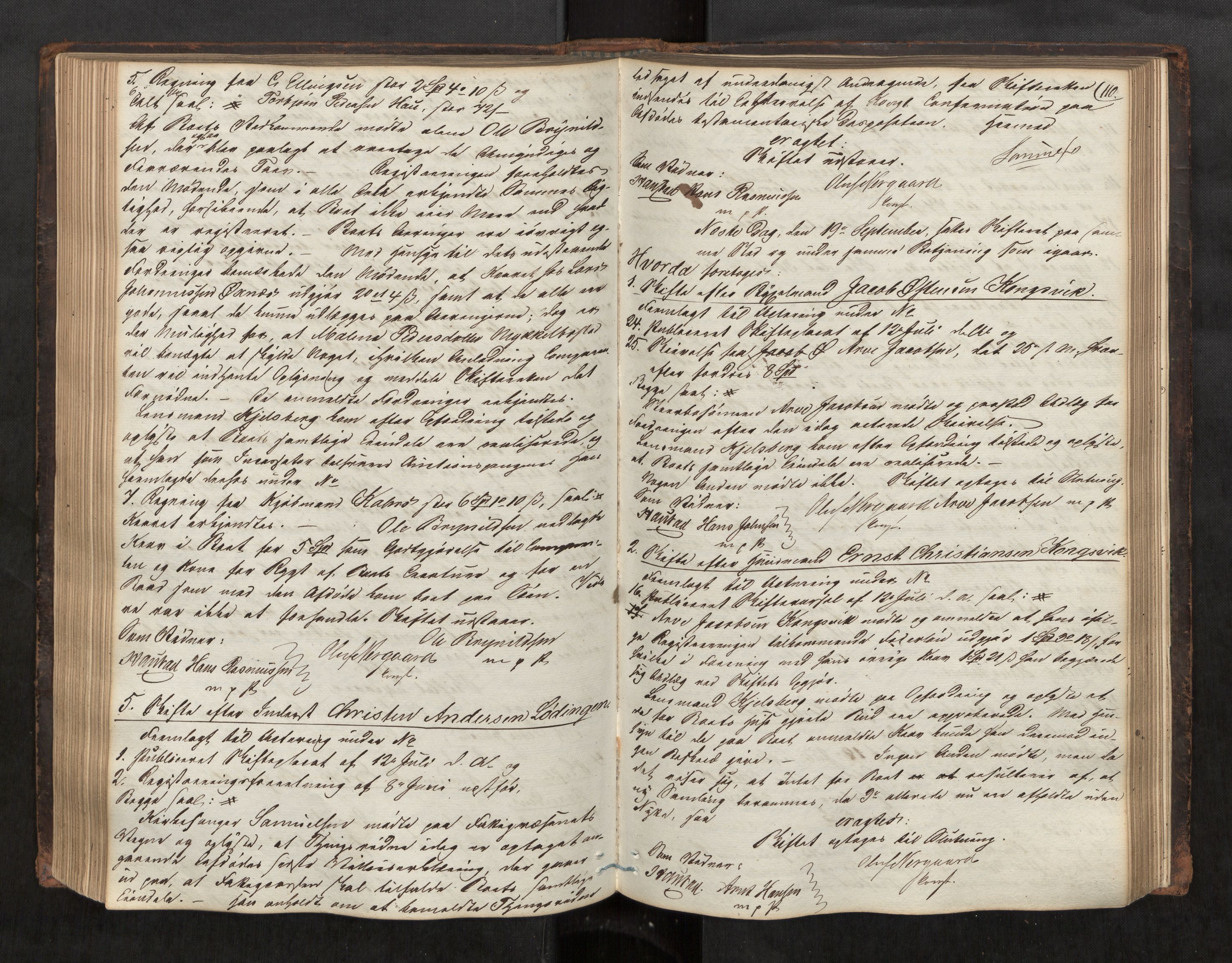 Salten sorenskriveri, AV/SAT-A-4578/1/3/3B/L0005: Skiftebehandlingsprotokoll, 1851-1857, s. 110