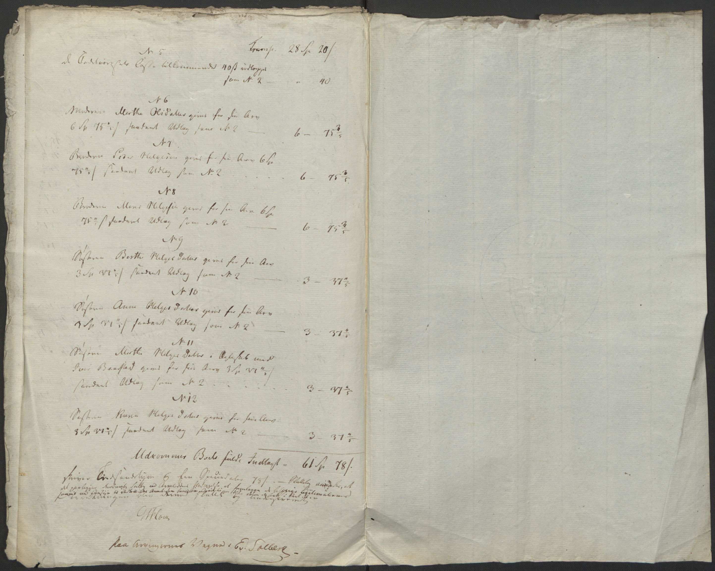 Forsvaret, Generalauditøren, AV/RA-RAFA-1772/F/Fj/Fjb/L0005: Skifter 1818 - 1823, 1818-1823, s. 68