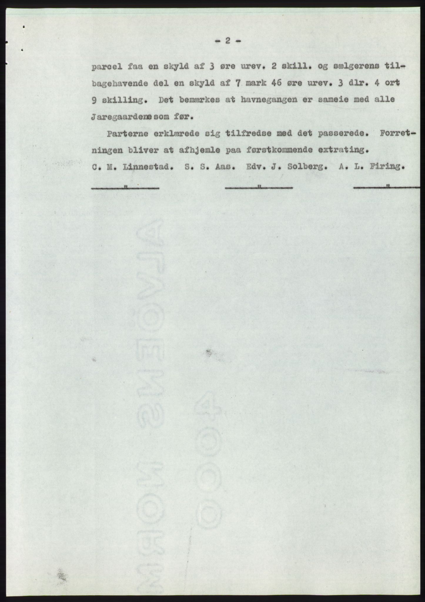 Statsarkivet i Kongsberg, AV/SAKO-A-0001/E/Ee/L0008: Avskrifter, SAO jnr. 1203/1956 - 344/1957, 1956-1957, s. 443