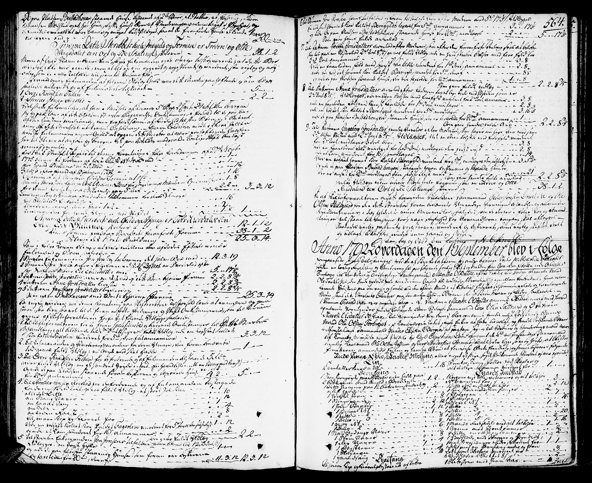 Orkdal sorenskriveri, SAT/A-4169/1/3/3Aa/L0008: Skifteprotokoller, 1782-1796, s. 563b-564a