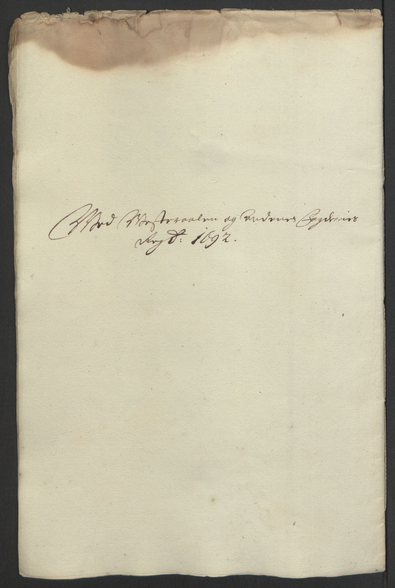 Rentekammeret inntil 1814, Reviderte regnskaper, Fogderegnskap, AV/RA-EA-4092/R67/L4676: Fogderegnskap Vesterålen, Andenes og Lofoten, 1691-1693, s. 106