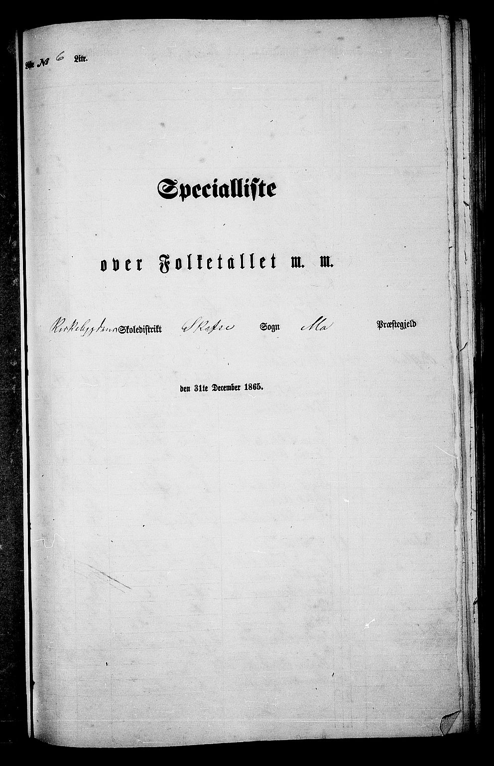RA, Folketelling 1865 for 0832P Mo prestegjeld, 1865, s. 66