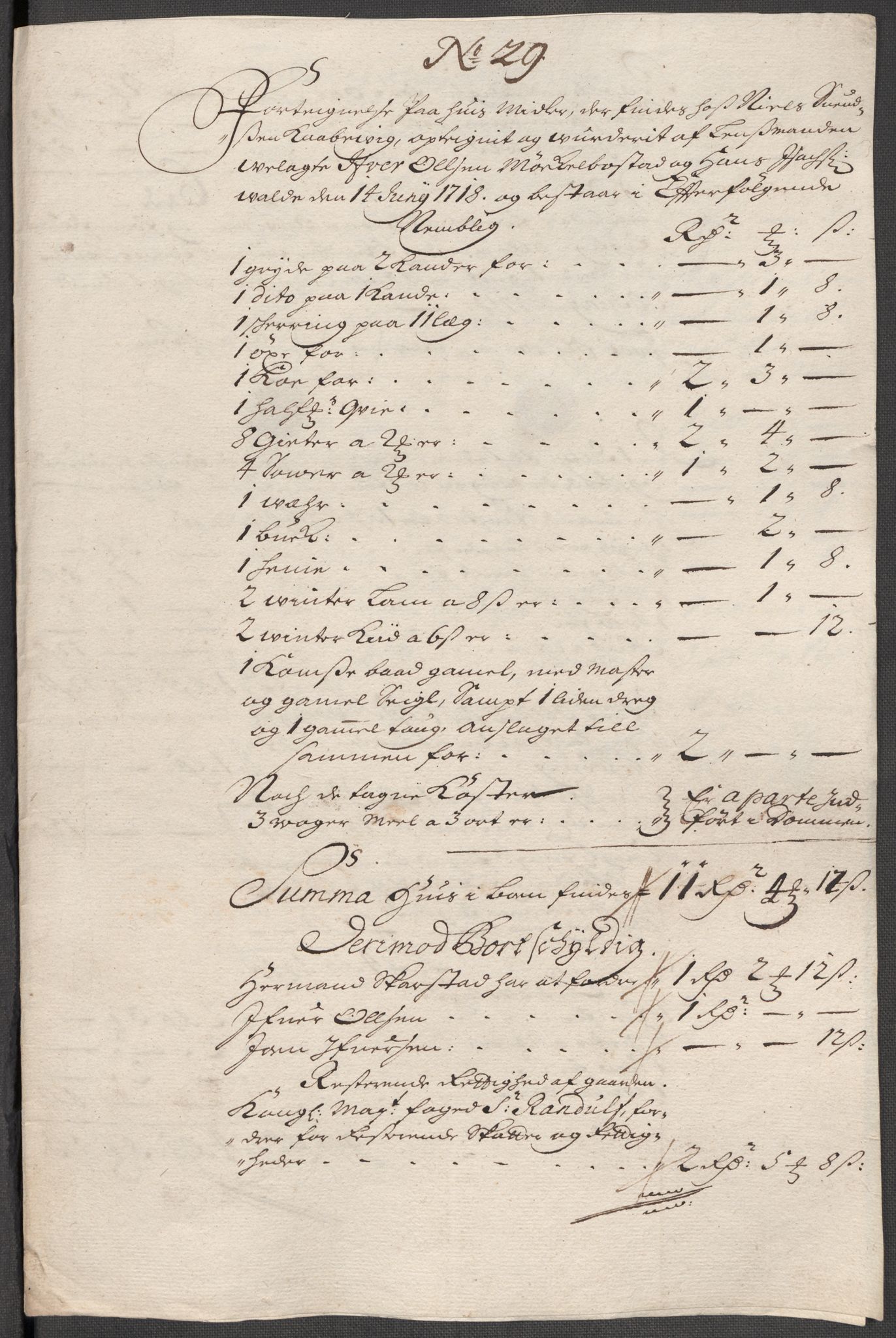 Rentekammeret inntil 1814, Reviderte regnskaper, Fogderegnskap, AV/RA-EA-4092/R66/L4588: Fogderegnskap Salten, 1718, s. 335