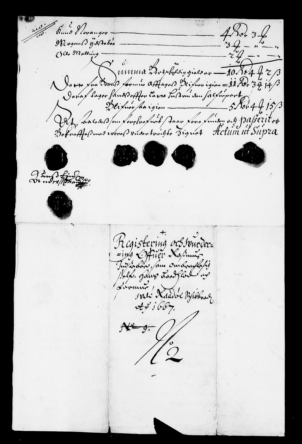 Rentekammeret inntil 1814, Reviderte regnskaper, Stiftamtstueregnskaper, Bergen stiftamt, AV/RA-EA-6043/R/Rc/L0025: Bergen stiftamt, 1667