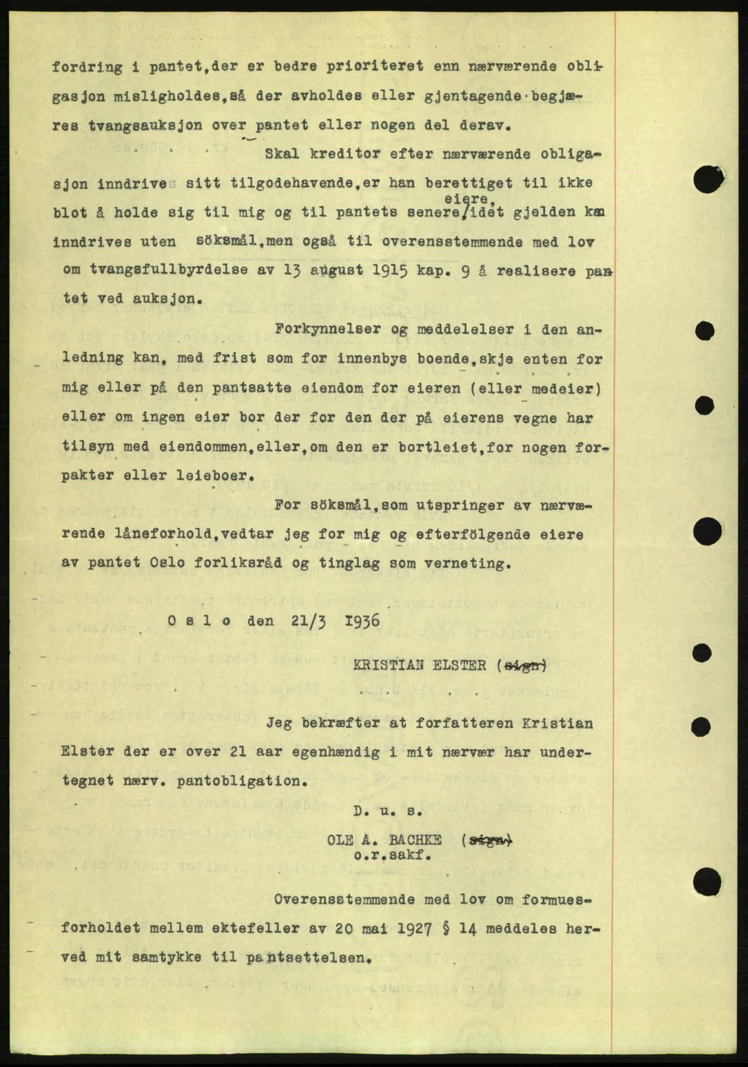 Sør-Gudbrandsdal tingrett, SAH/TING-004/H/Hb/Hbe/L0001: Pantebok nr. B1, 1936-1939, Dagboknr: 620/1936