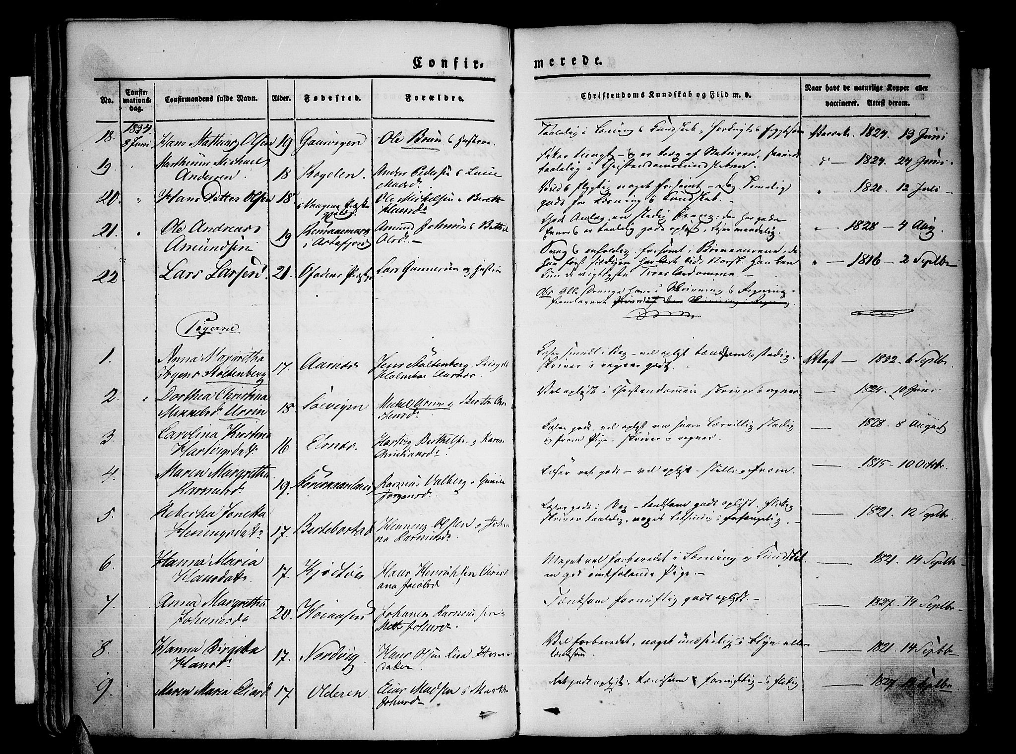 Trondenes sokneprestkontor, AV/SATØ-S-1319/H/Ha/L0007kirke: Ministerialbok nr. 7, 1827-1841