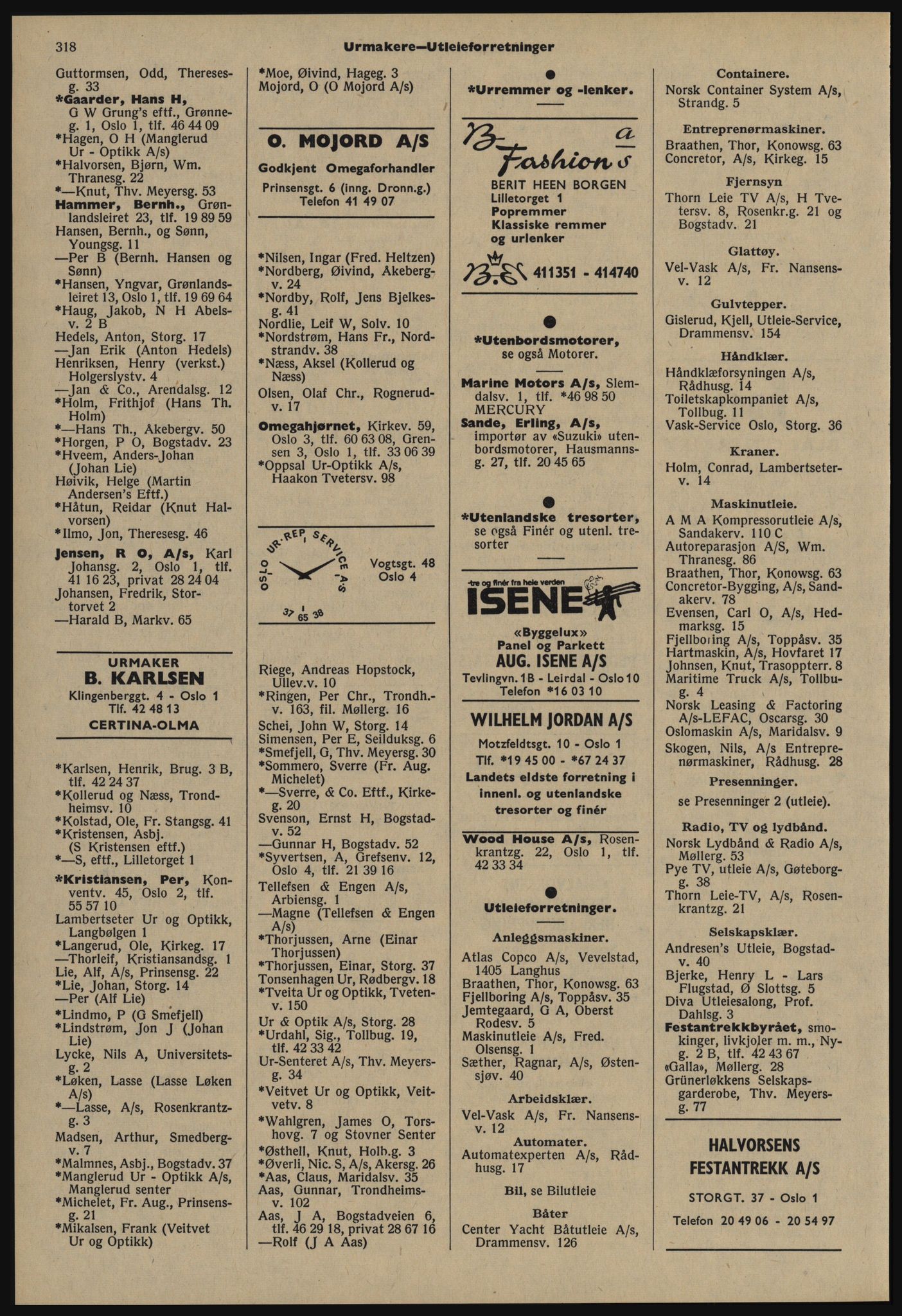 Kristiania/Oslo adressebok, PUBL/-, 1977-1978, s. 318