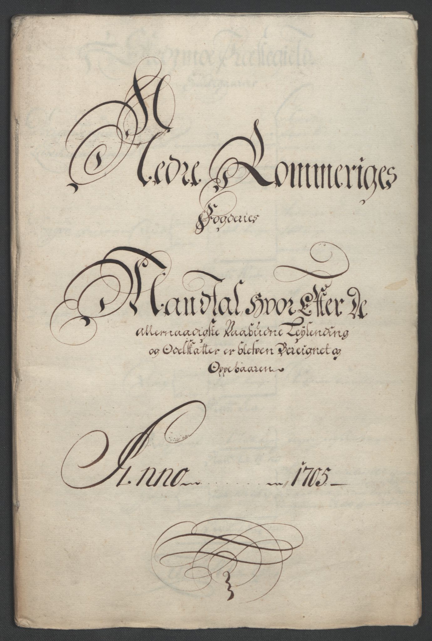 Rentekammeret inntil 1814, Reviderte regnskaper, Fogderegnskap, AV/RA-EA-4092/R11/L0589: Fogderegnskap Nedre Romerike, 1705, s. 33