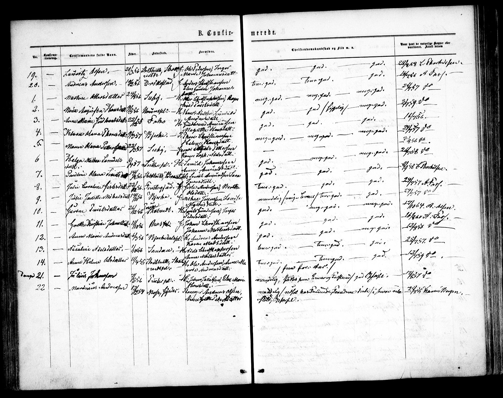 Våler prestekontor Kirkebøker, AV/SAO-A-11083/F/Fa/L0008: Ministerialbok nr. I 8, 1862-1876