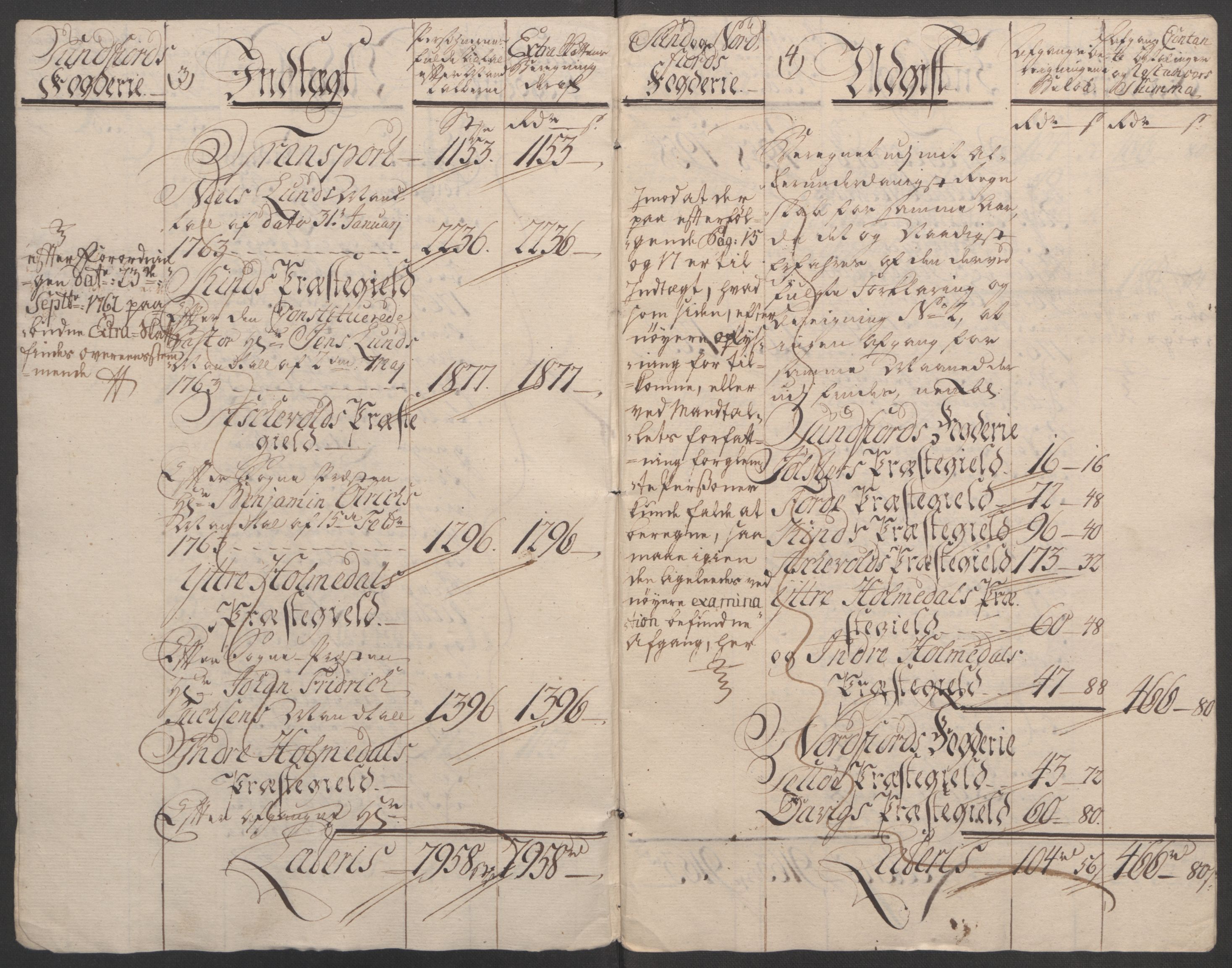 Rentekammeret inntil 1814, Reviderte regnskaper, Fogderegnskap, RA/EA-4092/R53/L3550: Ekstraskatten Sunn- og Nordfjord, 1762-1771, s. 32