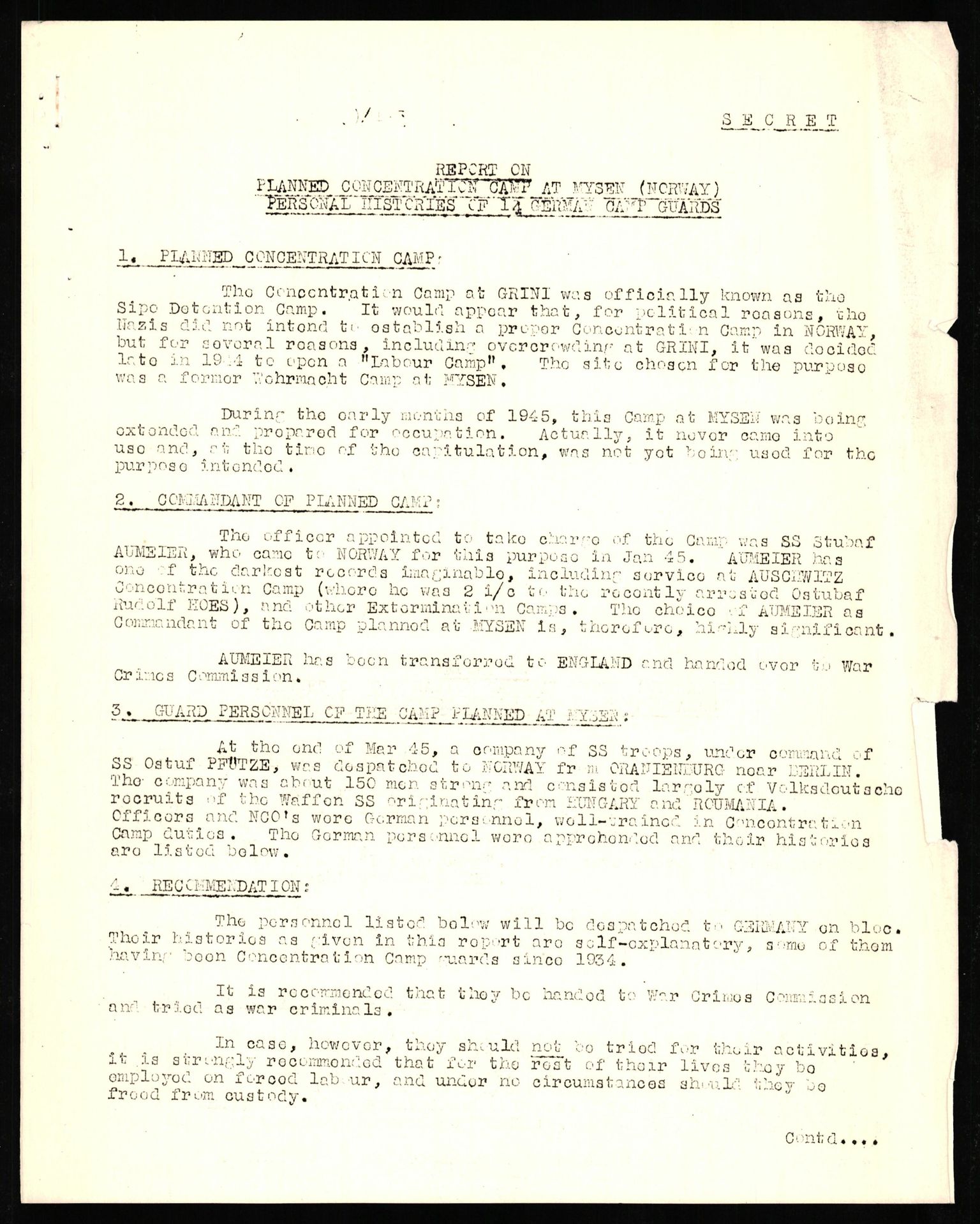 Forsvaret, Forsvarets overkommando II, AV/RA-RAFA-3915/D/Db/L0027: CI Questionaires. Tyske okkupasjonsstyrker i Norge. Tyskere., 1945-1946, s. 202