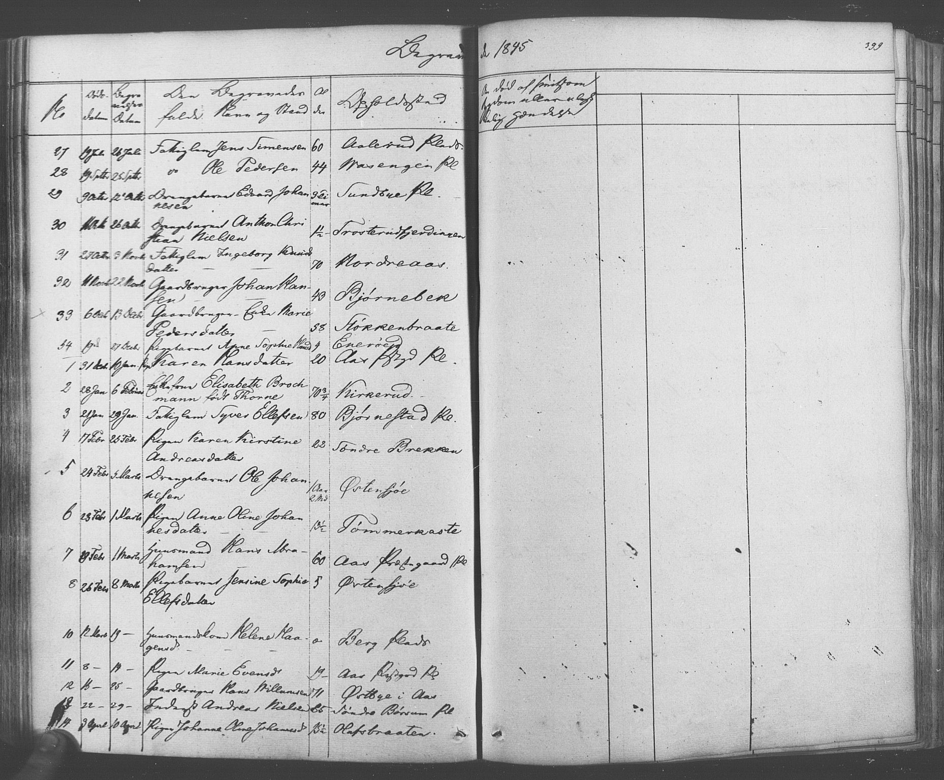 Ås prestekontor Kirkebøker, AV/SAO-A-10894/F/Fa/L0006: Ministerialbok nr. I 6, 1841-1853, s. 398-399