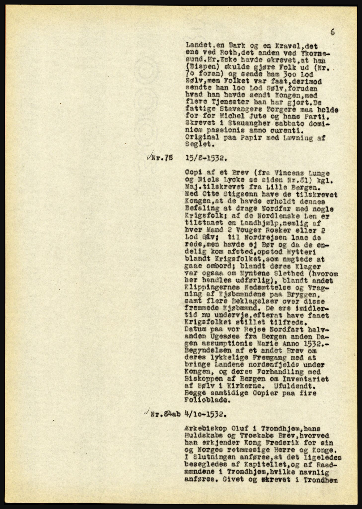 Riksarkivet, Seksjon for eldre arkiv og spesialsamlinger, AV/RA-EA-6797/H/Ha, 1953, s. 6