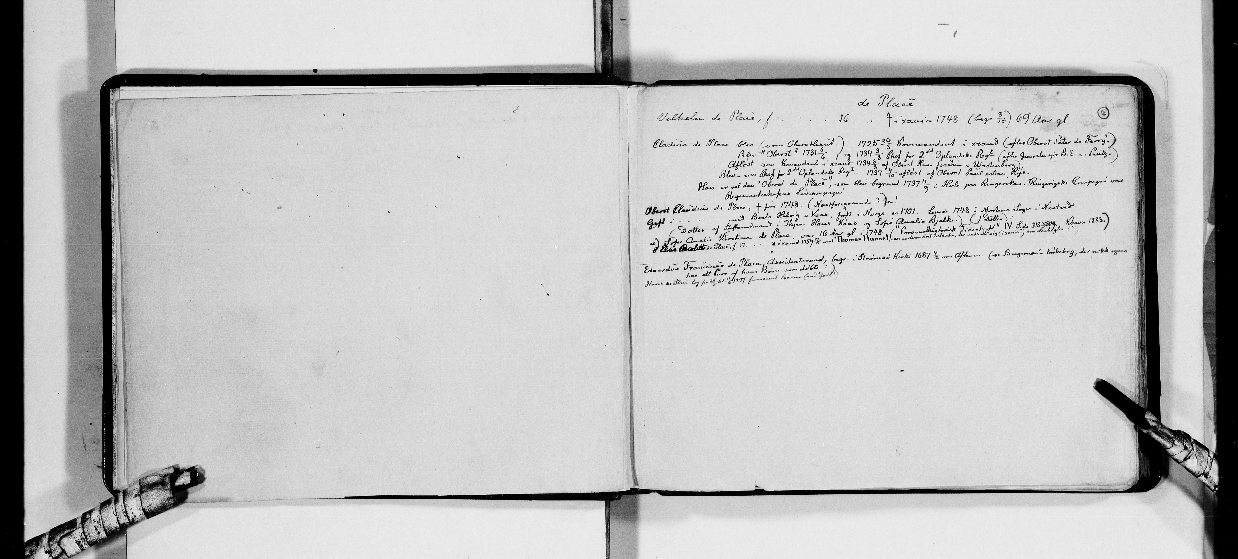 Lassens samlinger, AV/RA-PA-0051/F/Fa/L0033: Personalhistoriske og genealogiske opptegnelser: Plaathe - Qværnstrøm, 1500-1907
