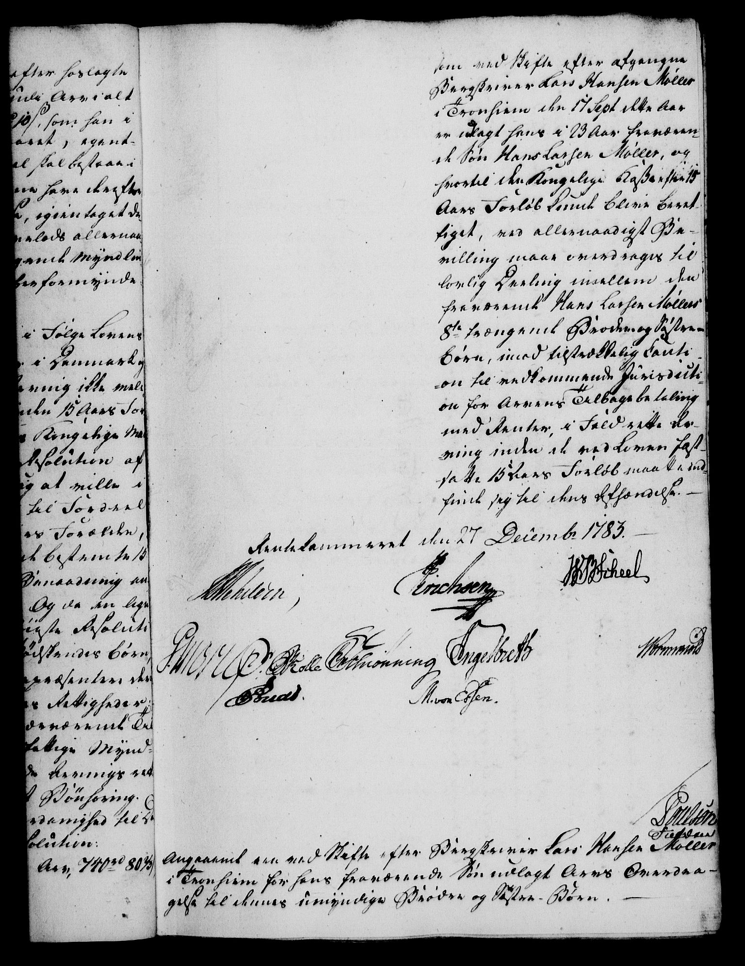 Rentekammeret, Kammerkanselliet, RA/EA-3111/G/Gf/Gfa/L0066: Norsk relasjons- og resolusjonsprotokoll (merket RK 52.66), 1784, s. 29