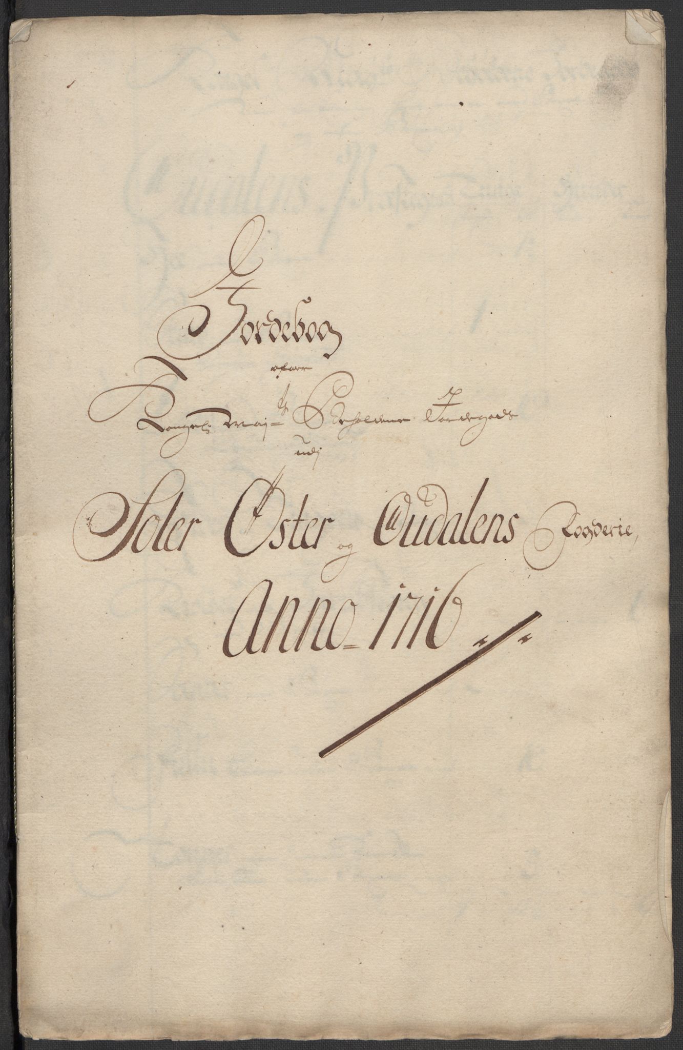 Rentekammeret inntil 1814, Reviderte regnskaper, Fogderegnskap, RA/EA-4092/R13/L0855: Fogderegnskap Solør, Odal og Østerdal, 1716, s. 247