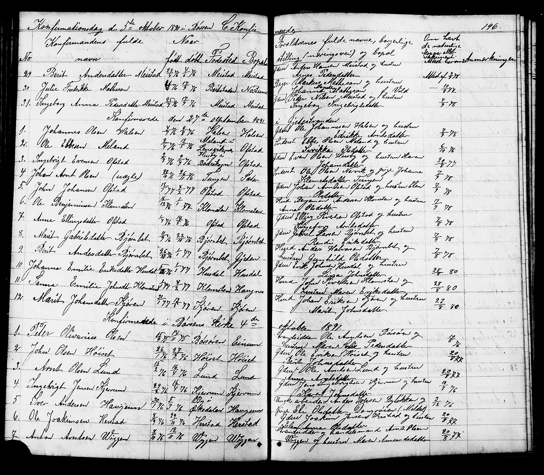 Ministerialprotokoller, klokkerbøker og fødselsregistre - Sør-Trøndelag, SAT/A-1456/665/L0777: Klokkerbok nr. 665C02, 1867-1915, s. 196