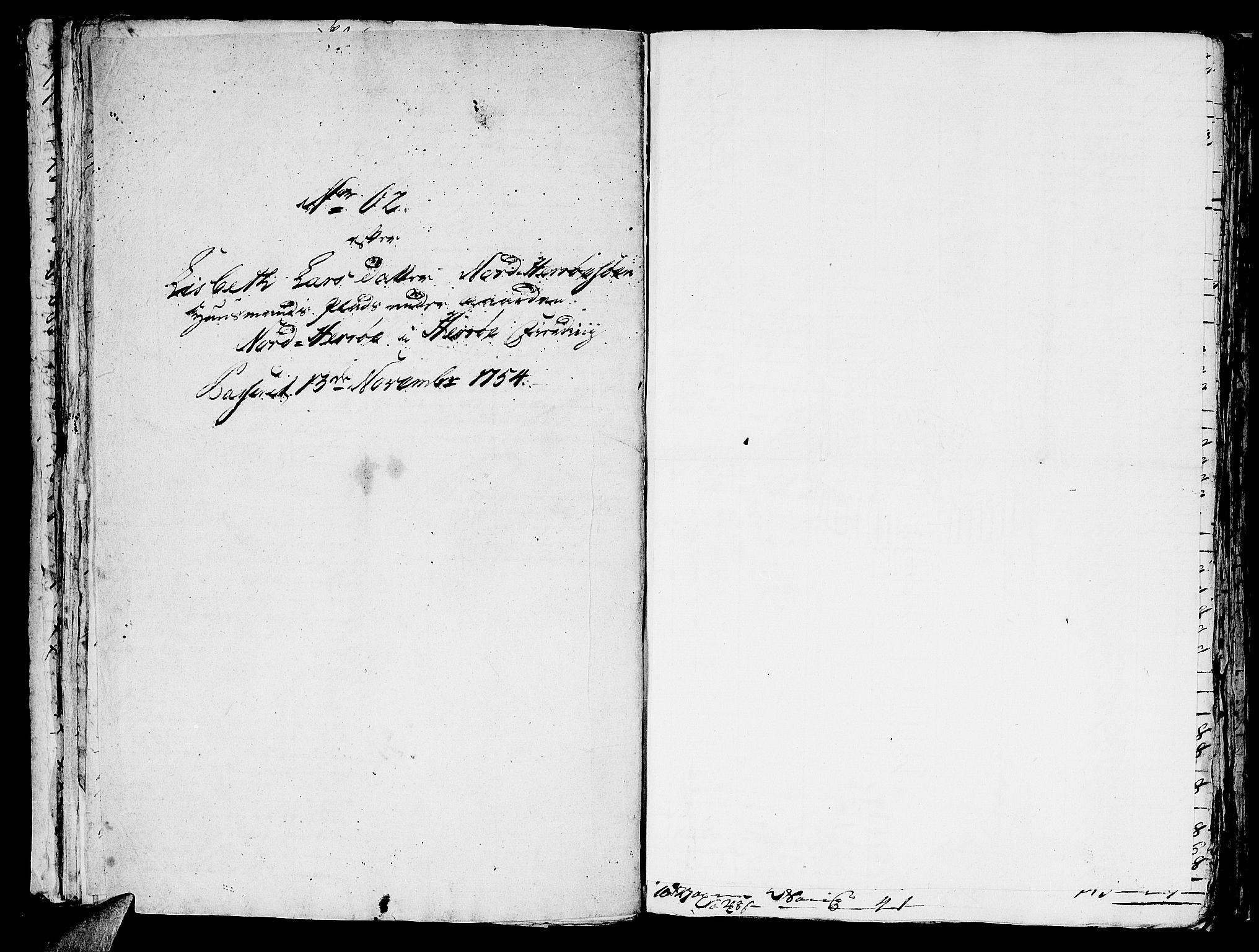 Helgeland sorenskriveri, AV/SAT-A-0004/3/3A/L0031: Konseptprotokoll 16, 1754