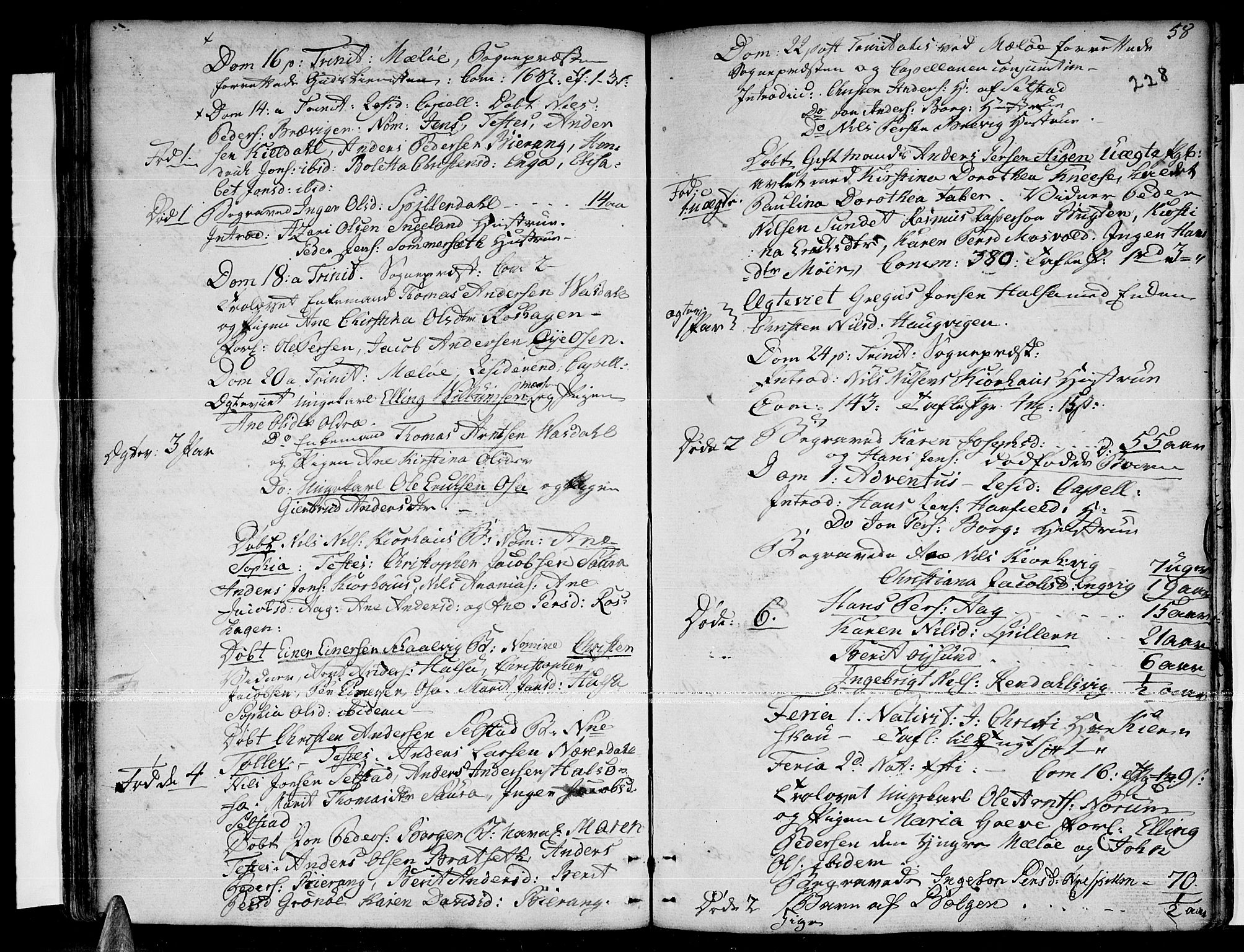 Ministerialprotokoller, klokkerbøker og fødselsregistre - Nordland, AV/SAT-A-1459/841/L0591: Ministerialbok nr. 841A03 /2, 1777-1819, s. 227-228