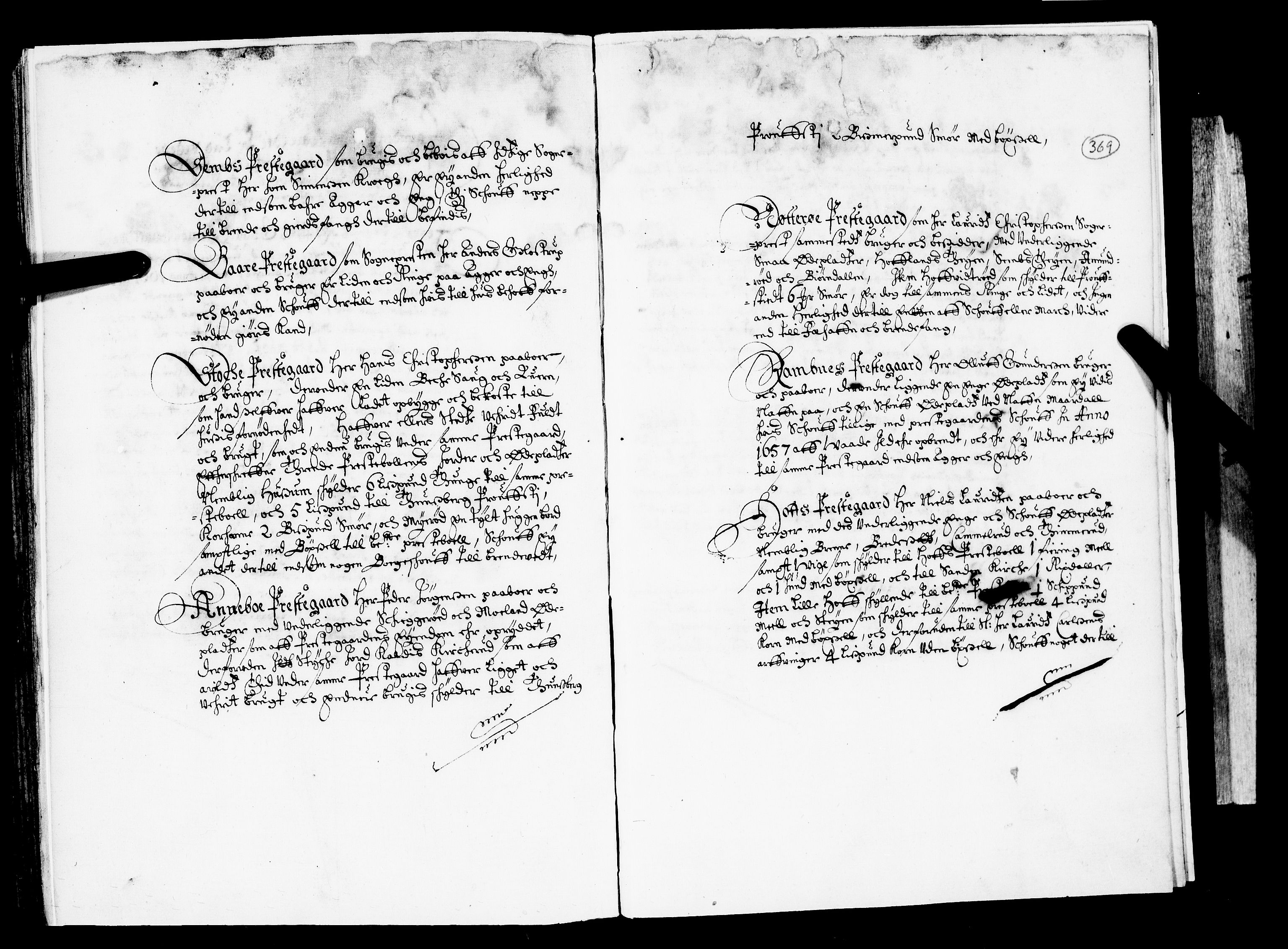 Rentekammeret inntil 1814, Realistisk ordnet avdeling, AV/RA-EA-4070/N/Nb/Nba/L0020: Tønsberg len, 2. del, 1668, s. 368b-369a
