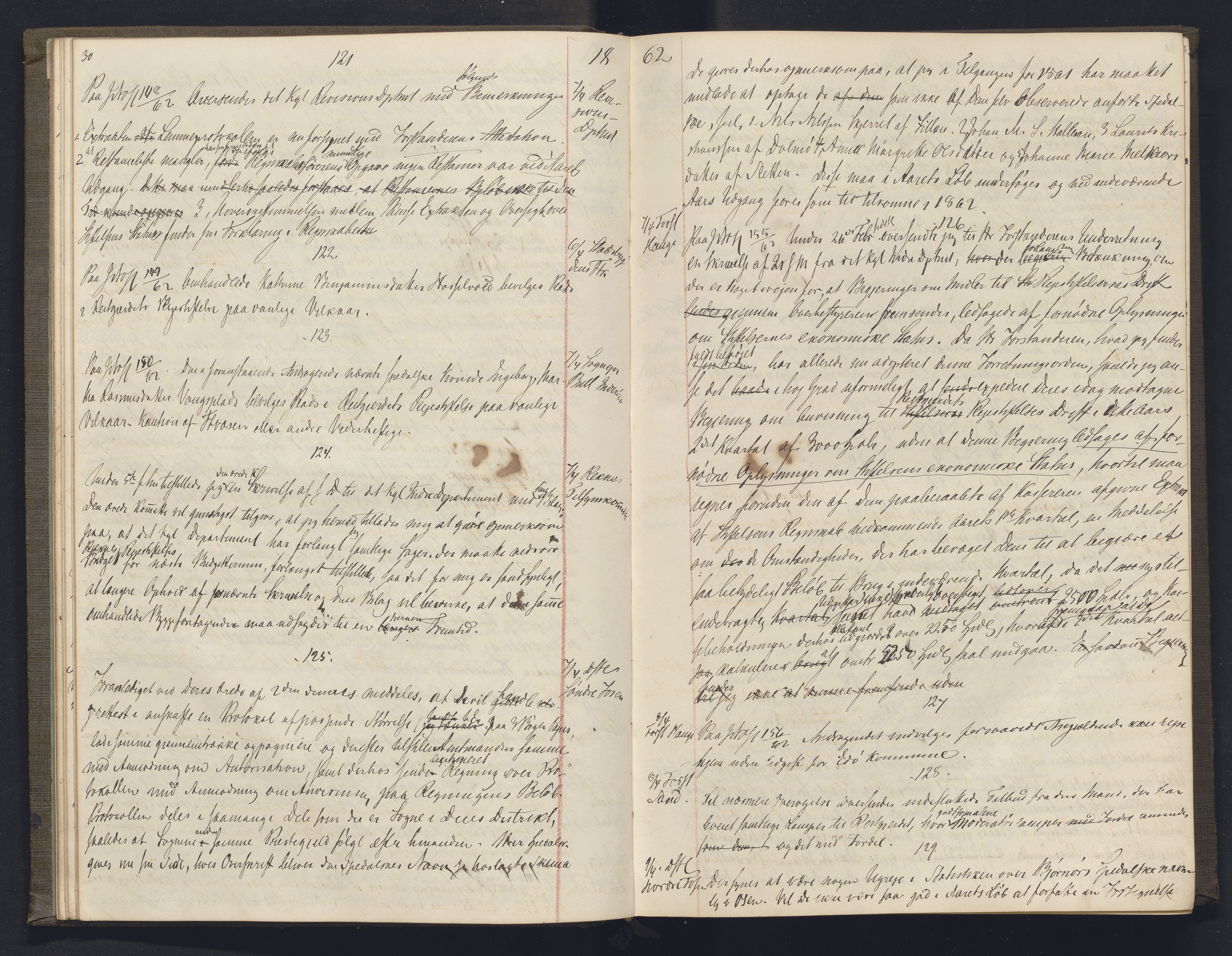 Lepraarkiver - Overlegen for den spedalske sykdom, AV/SAB-A-61001/B.b/L0003: Kopibok, 1862-1865, s. 30-31