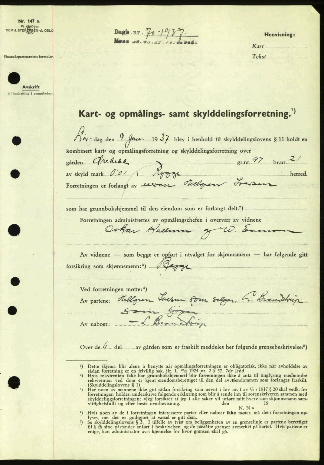 Moss sorenskriveri, SAO/A-10168: Pantebok nr. A2, 1936-1937, Dagboknr: 70/1936
