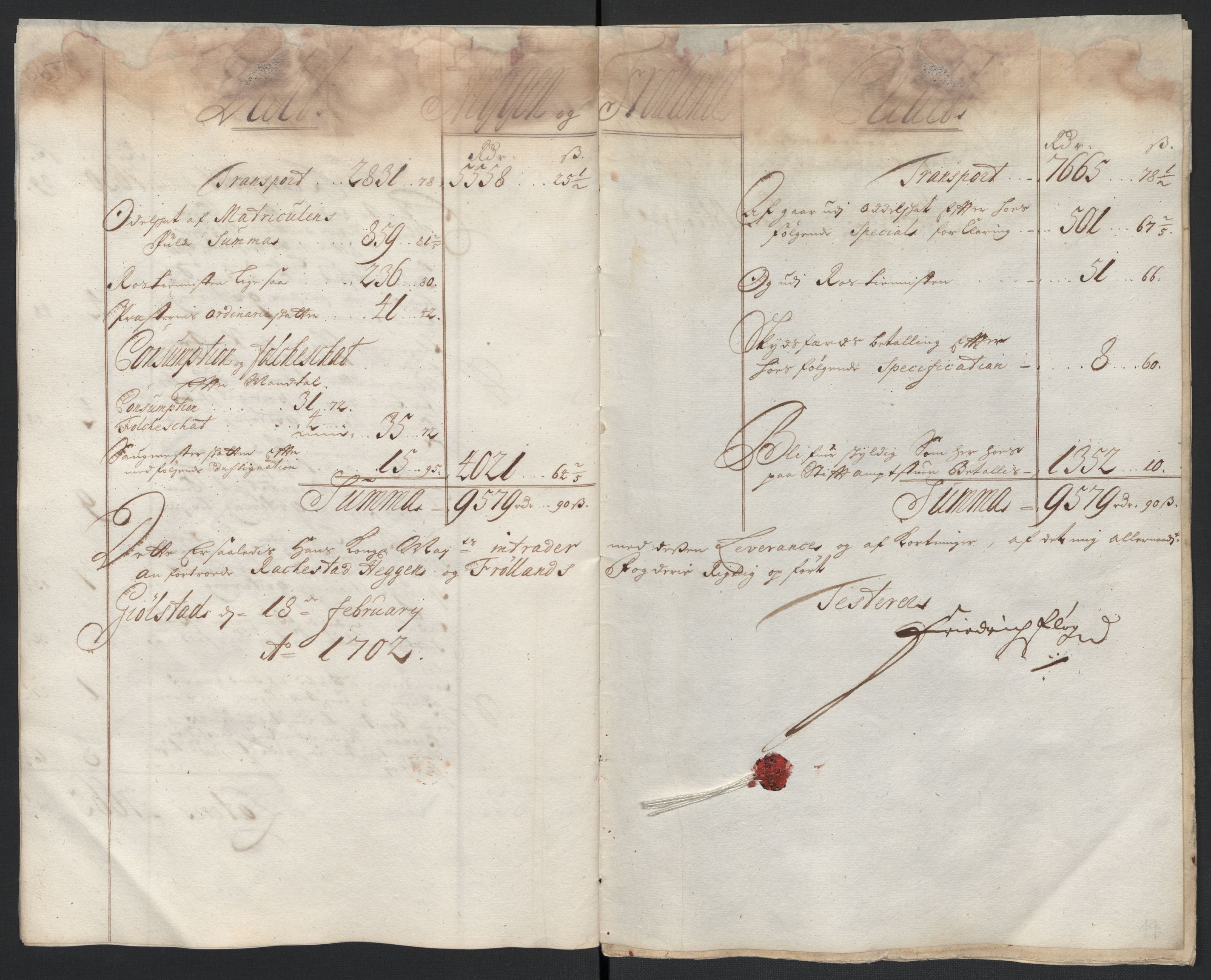Rentekammeret inntil 1814, Reviderte regnskaper, Fogderegnskap, AV/RA-EA-4092/R07/L0292: Fogderegnskap Rakkestad, Heggen og Frøland, 1701, s. 11