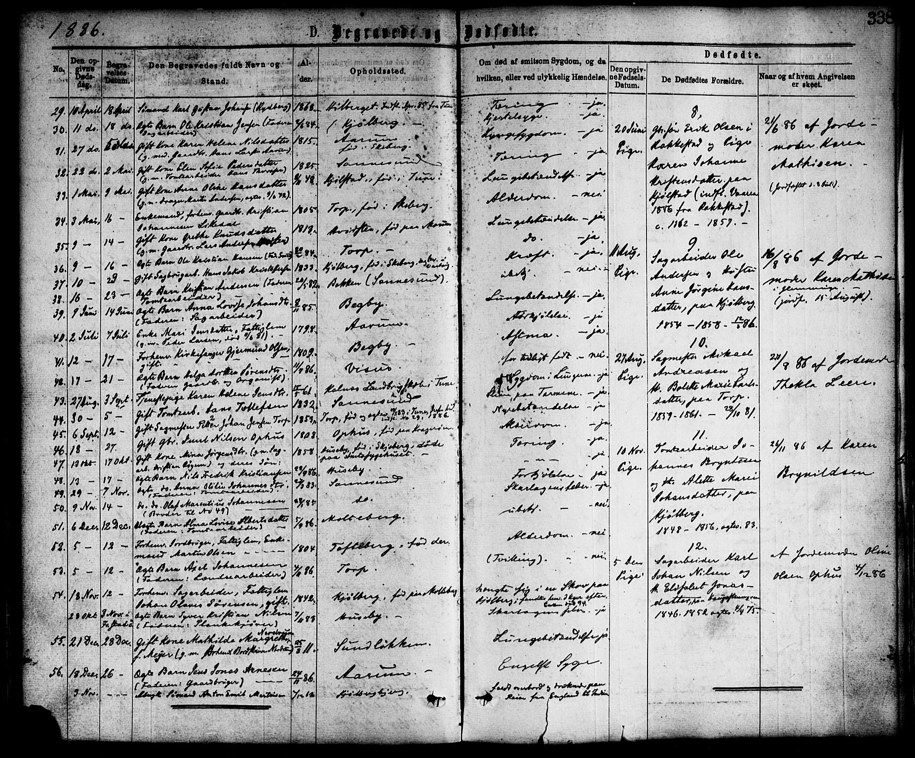 Borge prestekontor Kirkebøker, AV/SAO-A-10903/F/Fa/L0007: Ministerialbok nr. I 7, 1875-1886, s. 338