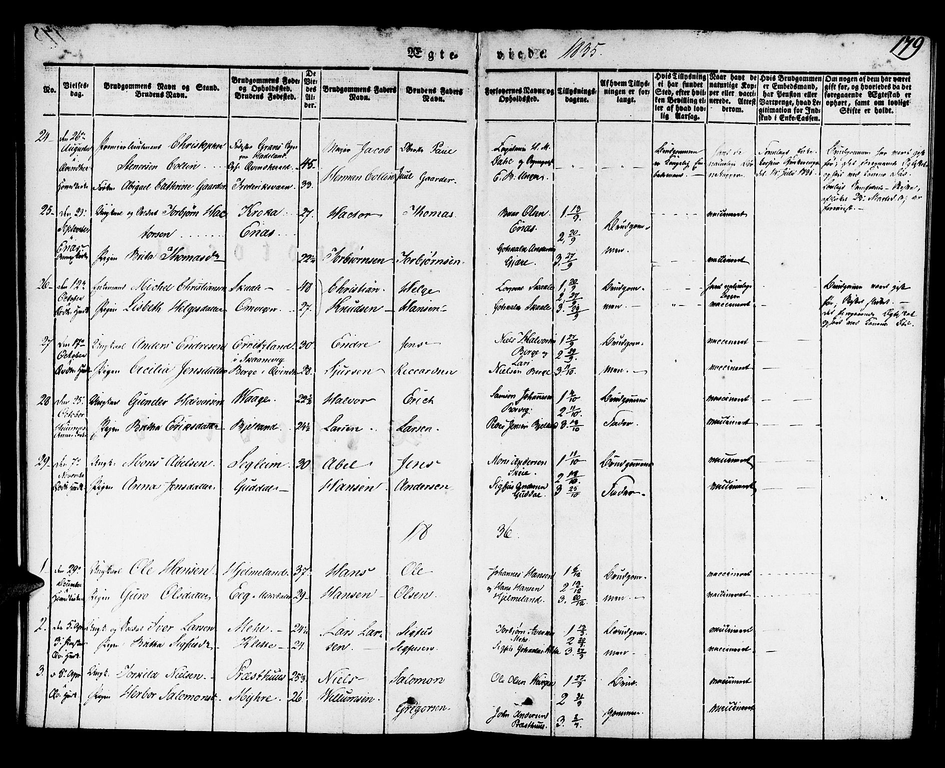 Kvinnherad sokneprestembete, AV/SAB-A-76401/H/Haa: Ministerialbok nr. A 6, 1835-1843, s. 179