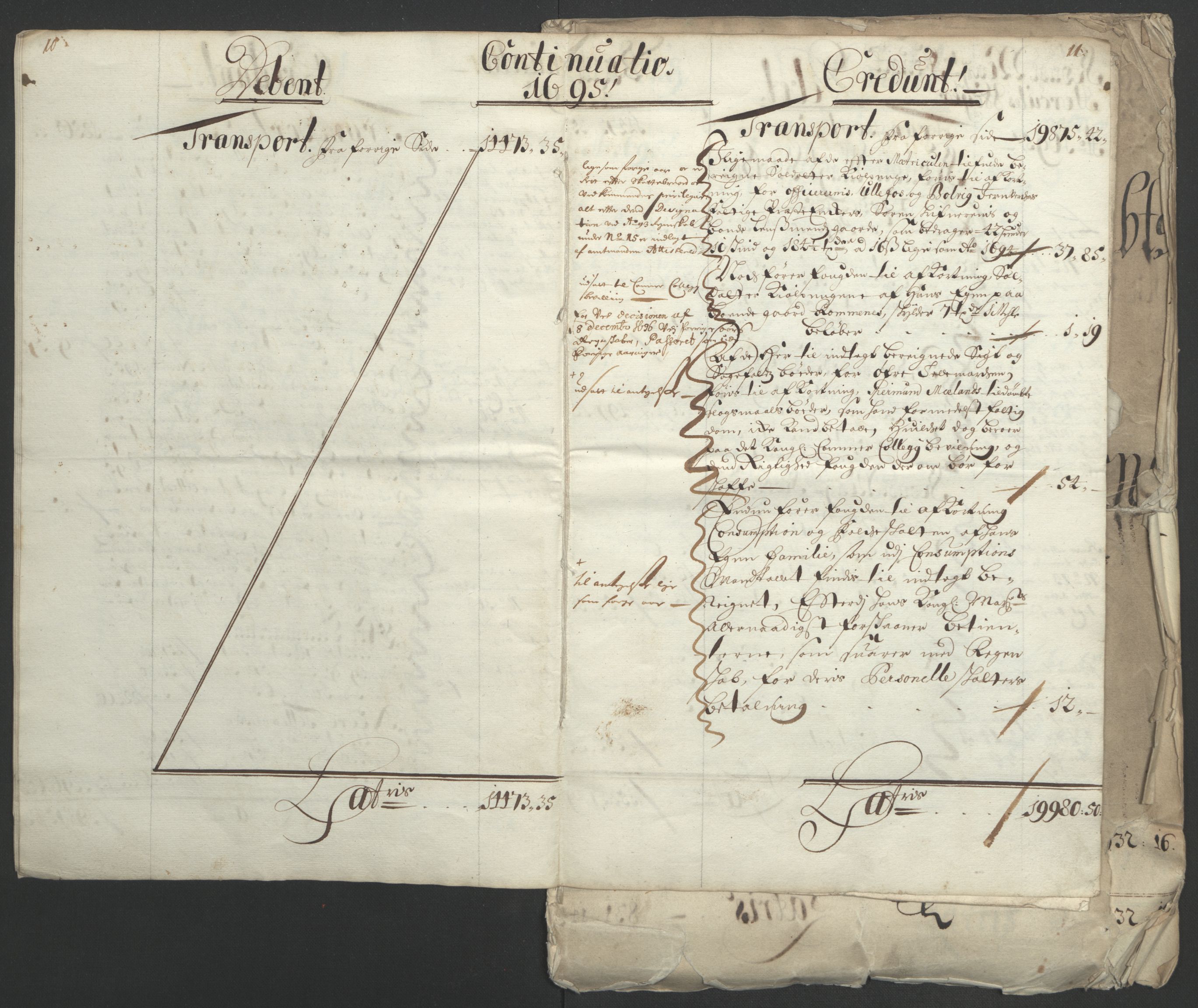 Rentekammeret inntil 1814, Reviderte regnskaper, Fogderegnskap, AV/RA-EA-4092/R36/L2093: Fogderegnskap Øvre og Nedre Telemark og Bamble, 1695, s. 10