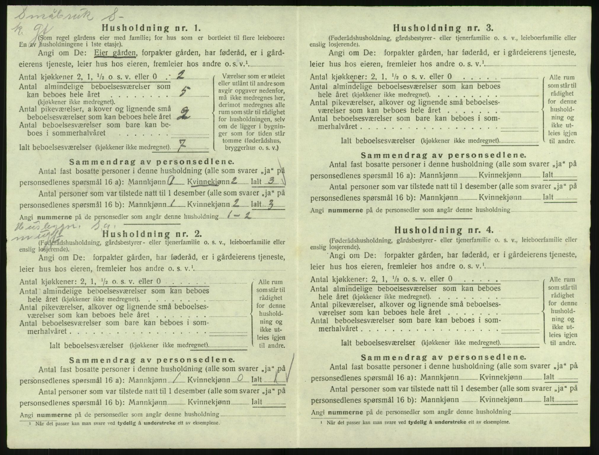 SAK, Folketelling 1920 for 0924 Landvik herred, 1920, s. 37