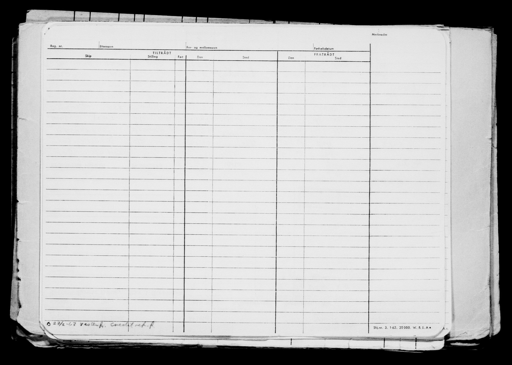 Direktoratet for sjømenn, AV/RA-S-3545/G/Gb/L0107: Hovedkort, 1912, s. 676