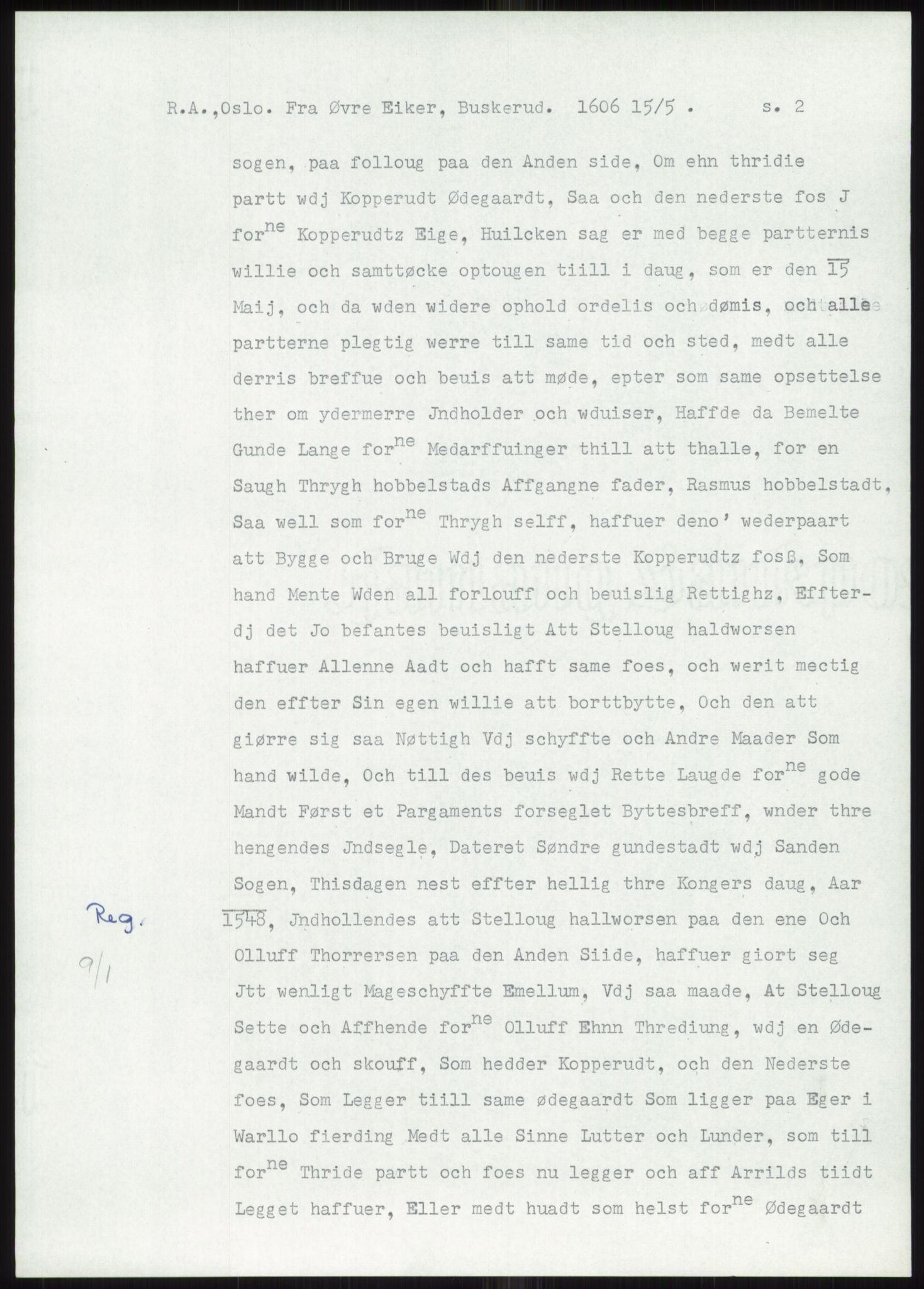 Samlinger til kildeutgivelse, Diplomavskriftsamlingen, AV/RA-EA-4053/H/Ha, s. 855