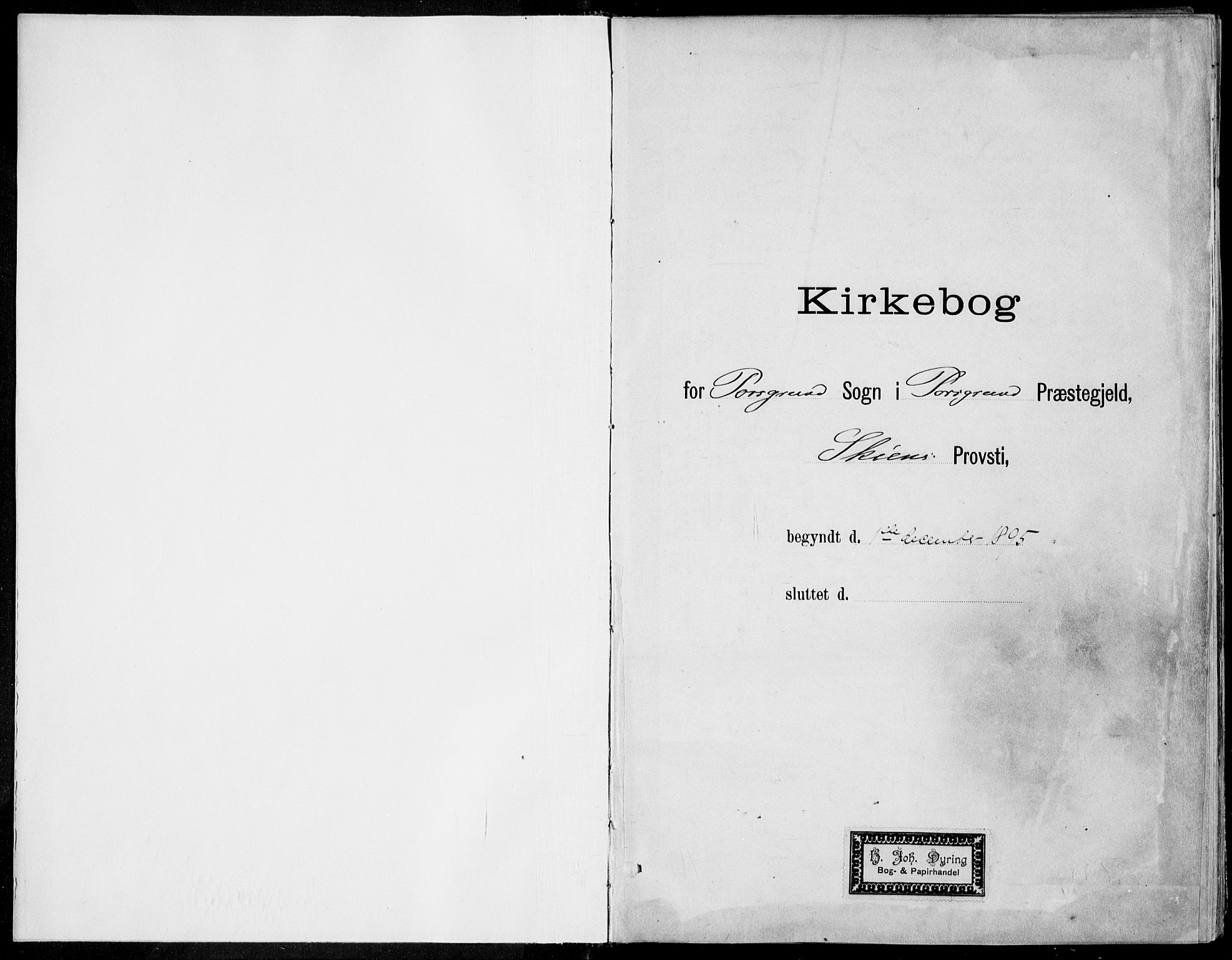 Porsgrunn kirkebøker , AV/SAKO-A-104/F/Fa/L0010: Ministerialbok nr. 10, 1895-1919