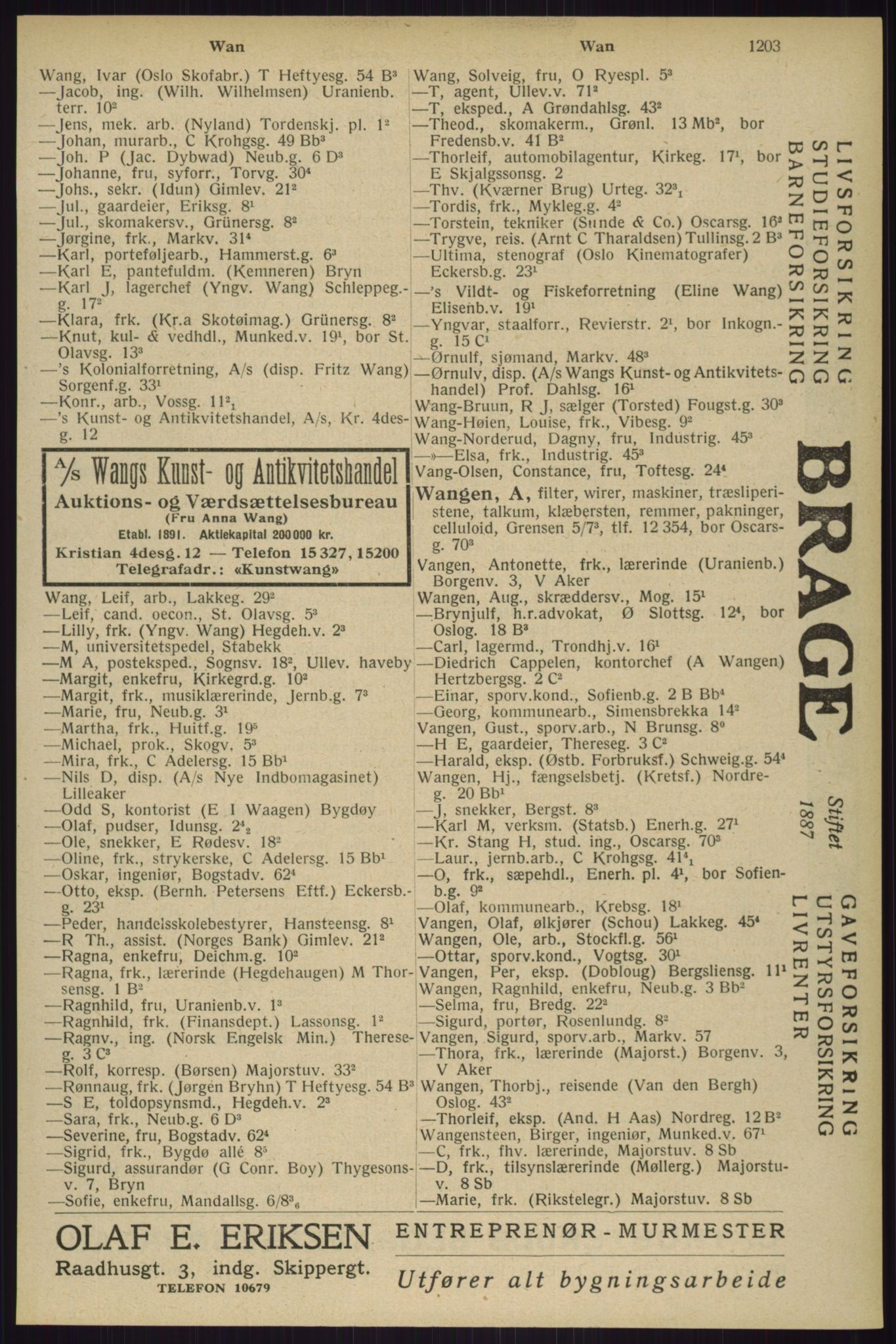 Kristiania/Oslo adressebok, PUBL/-, 1929, s. 1203