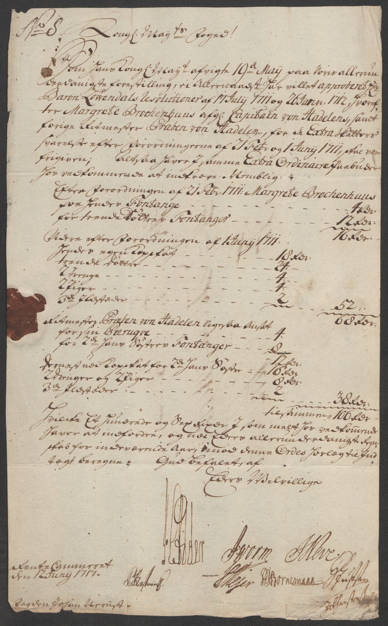 Rentekammeret inntil 1814, Reviderte regnskaper, Fogderegnskap, AV/RA-EA-4092/R18/L1318: Fogderegnskap Hadeland, Toten og Valdres, 1717, s. 92