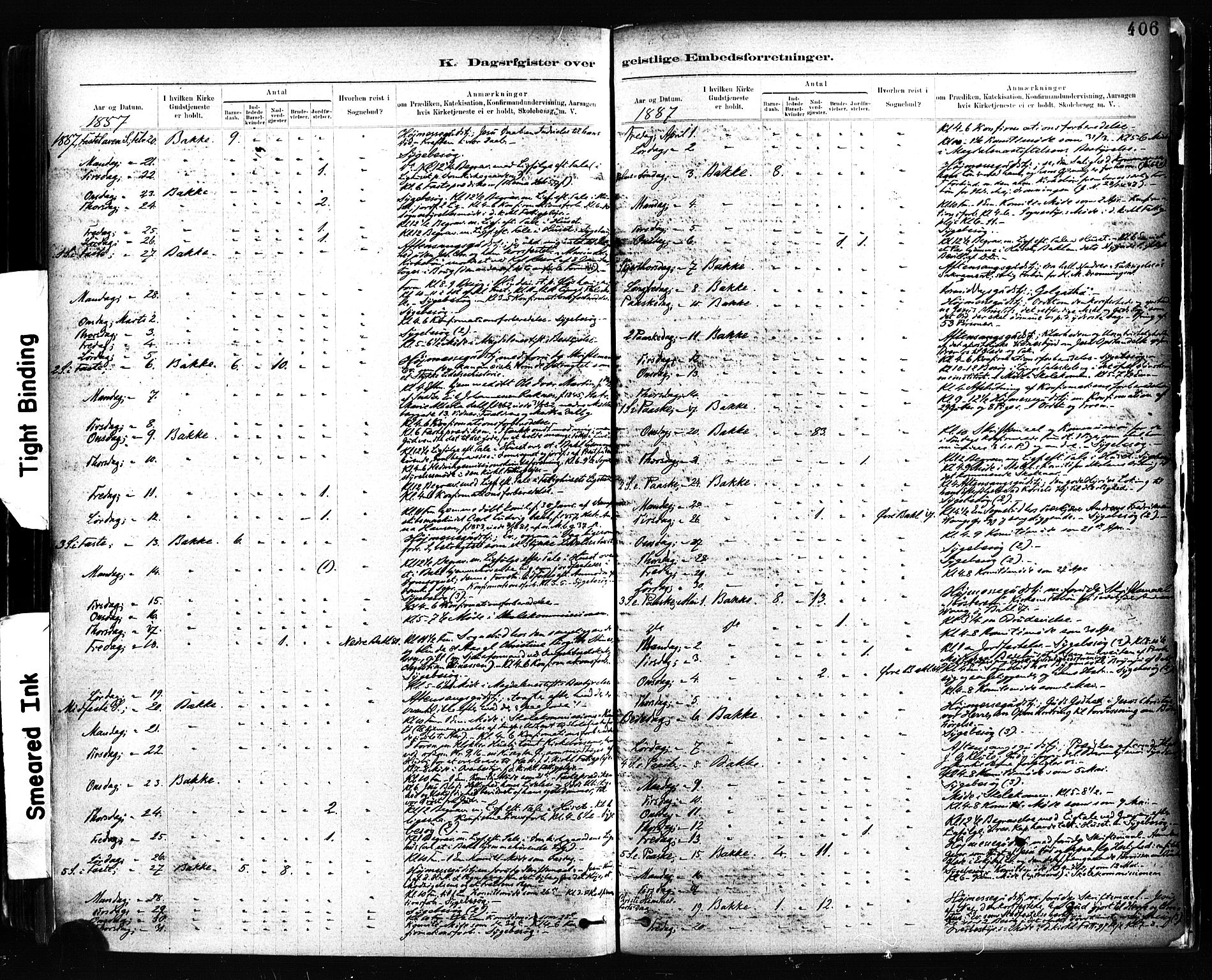 Ministerialprotokoller, klokkerbøker og fødselsregistre - Sør-Trøndelag, SAT/A-1456/604/L0189: Ministerialbok nr. 604A10, 1878-1892, s. 406