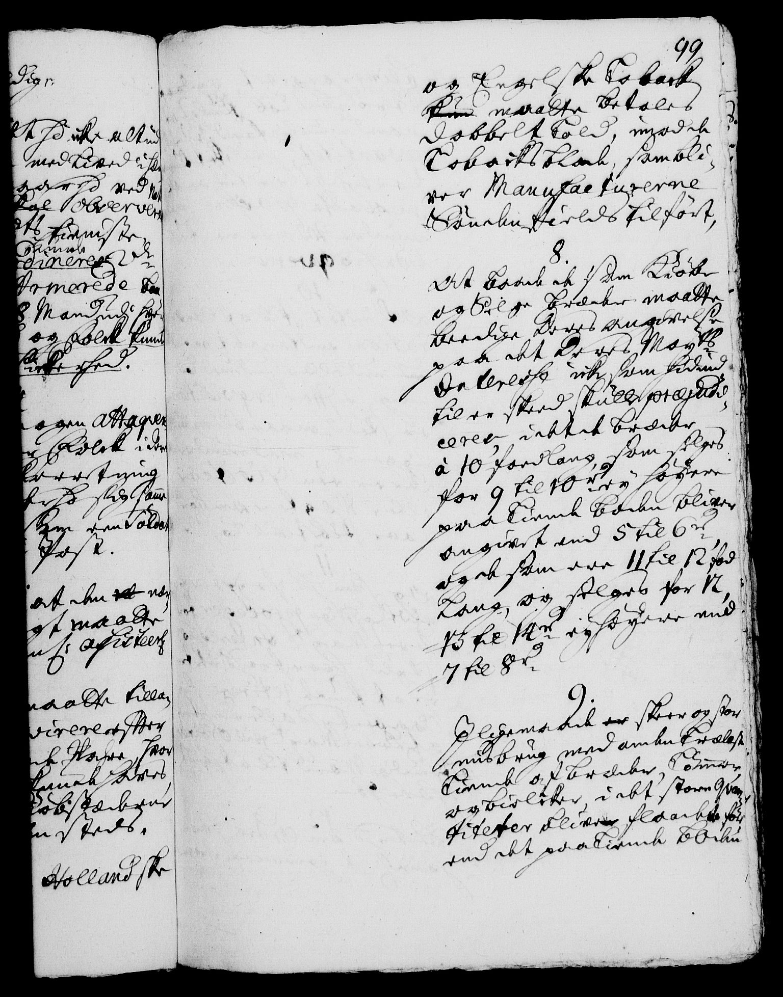 Rentekammeret, Kammerkanselliet, RA/EA-3111/G/Gh/Gha/L0003: Norsk ekstraktmemorialprotokoll, sak. 600-765 (merket RK 53.48), 1720-1721, s. 99