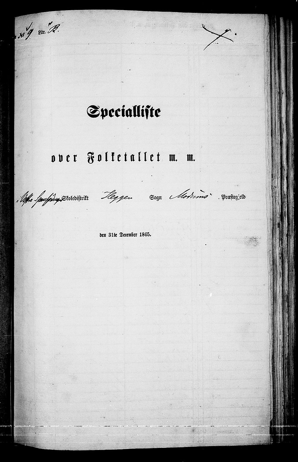 RA, Folketelling 1865 for 0623P Modum prestegjeld, 1865, s. 199
