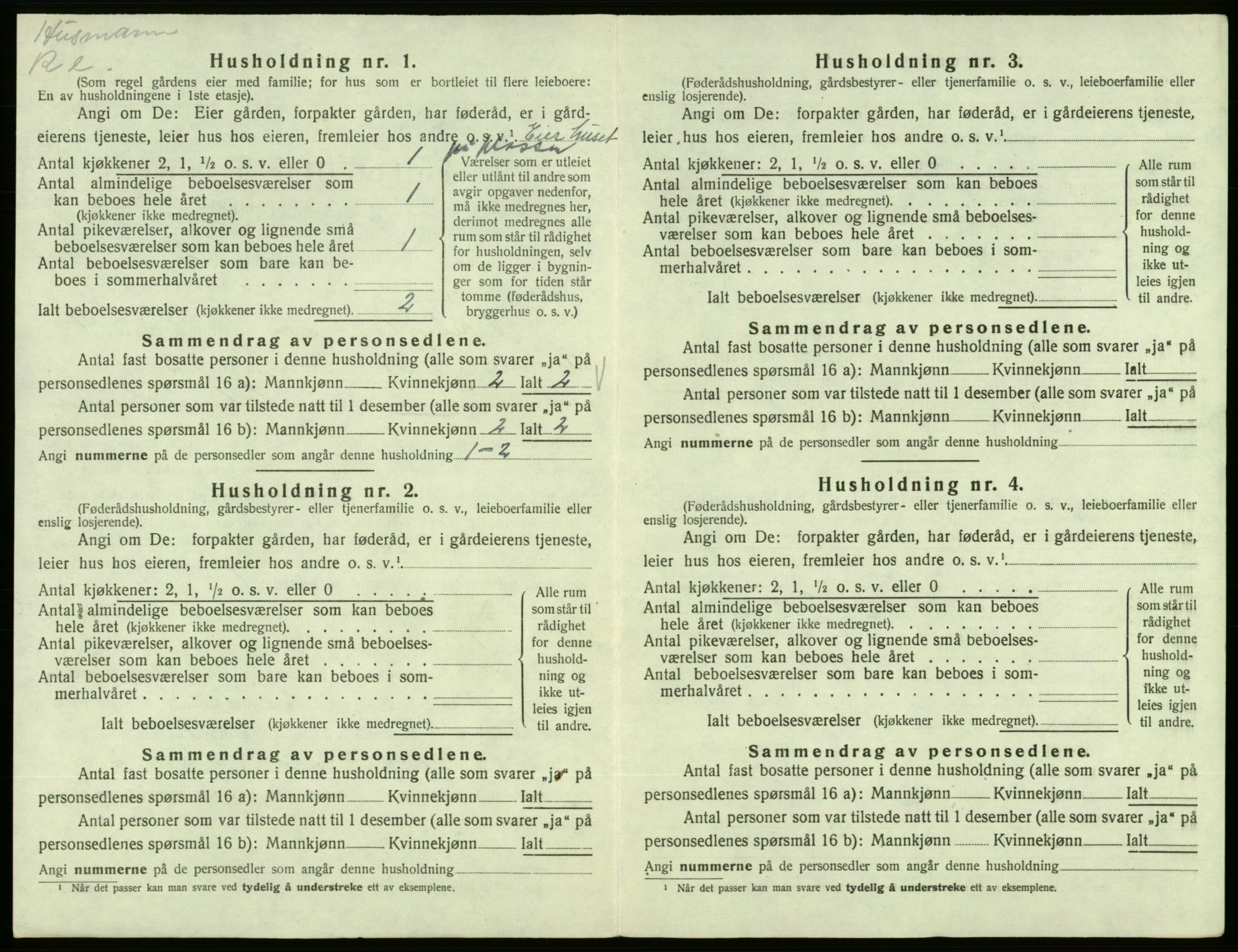 SAB, Folketelling 1920 for 1215 Vikebygd herred, 1920, s. 403