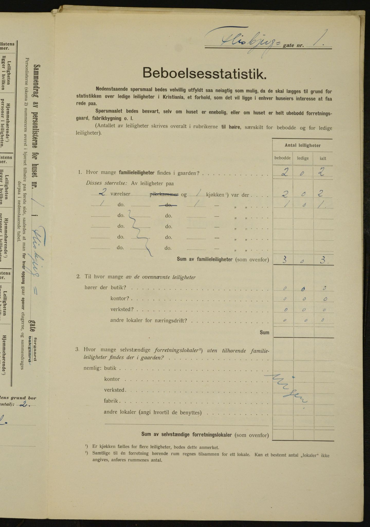 OBA, Kommunal folketelling 1.2.1912 for Kristiania, 1912, s. 24592