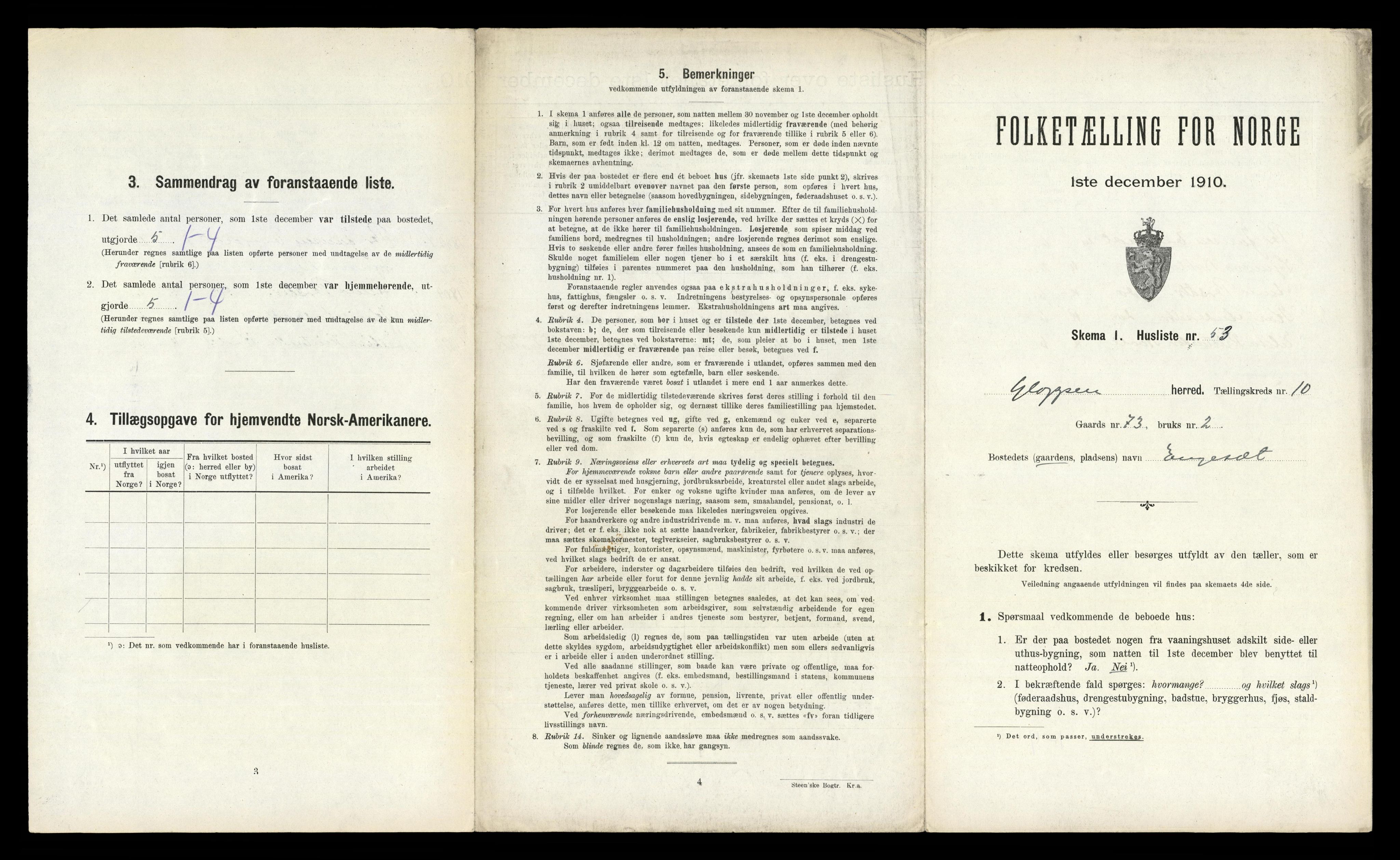 RA, Folketelling 1910 for 1445 Gloppen herred, 1910, s. 902