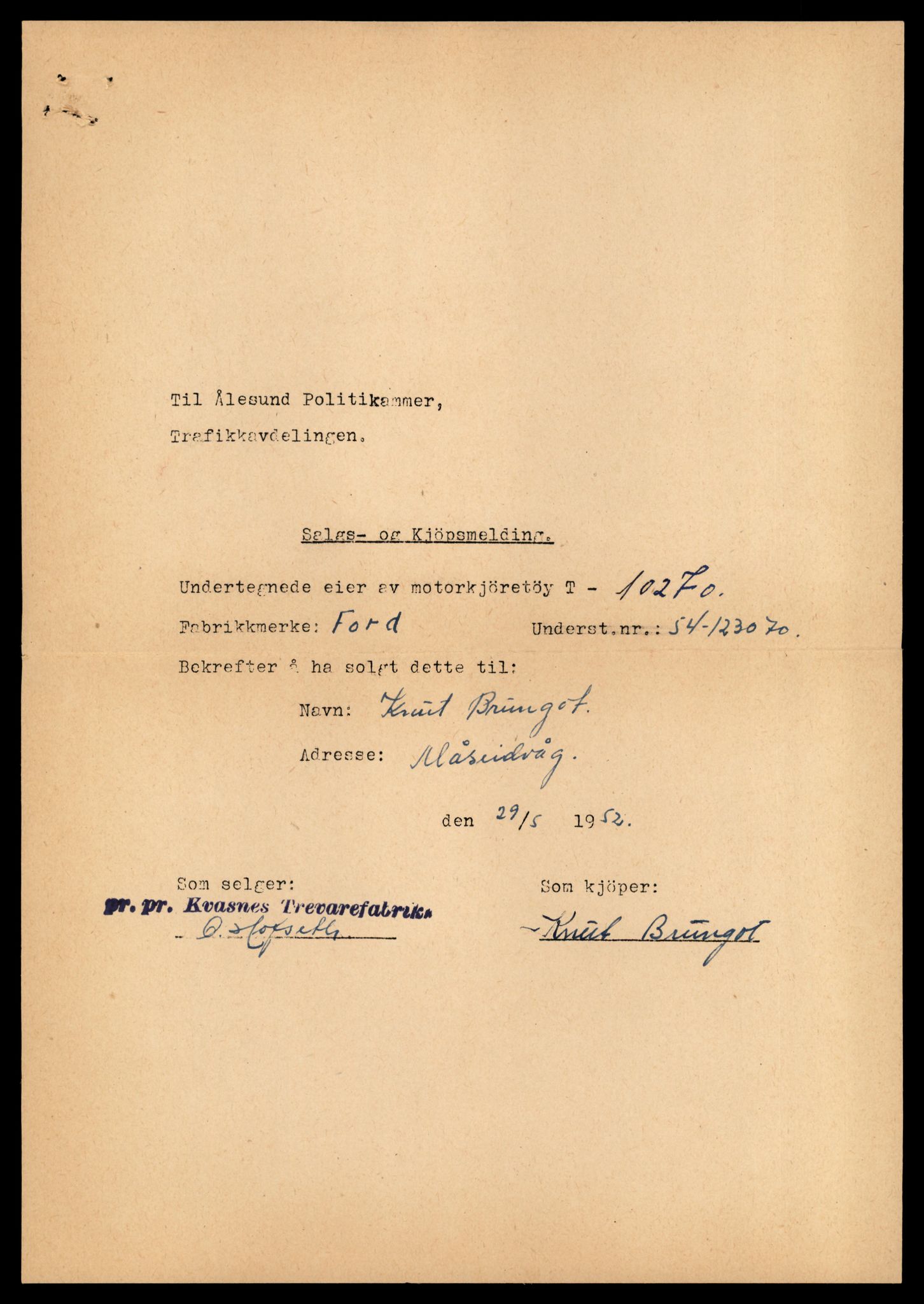 Møre og Romsdal vegkontor - Ålesund trafikkstasjon, AV/SAT-A-4099/F/Fe/L0035: Registreringskort for kjøretøy T 12653 - T 12829, 1927-1998, s. 617