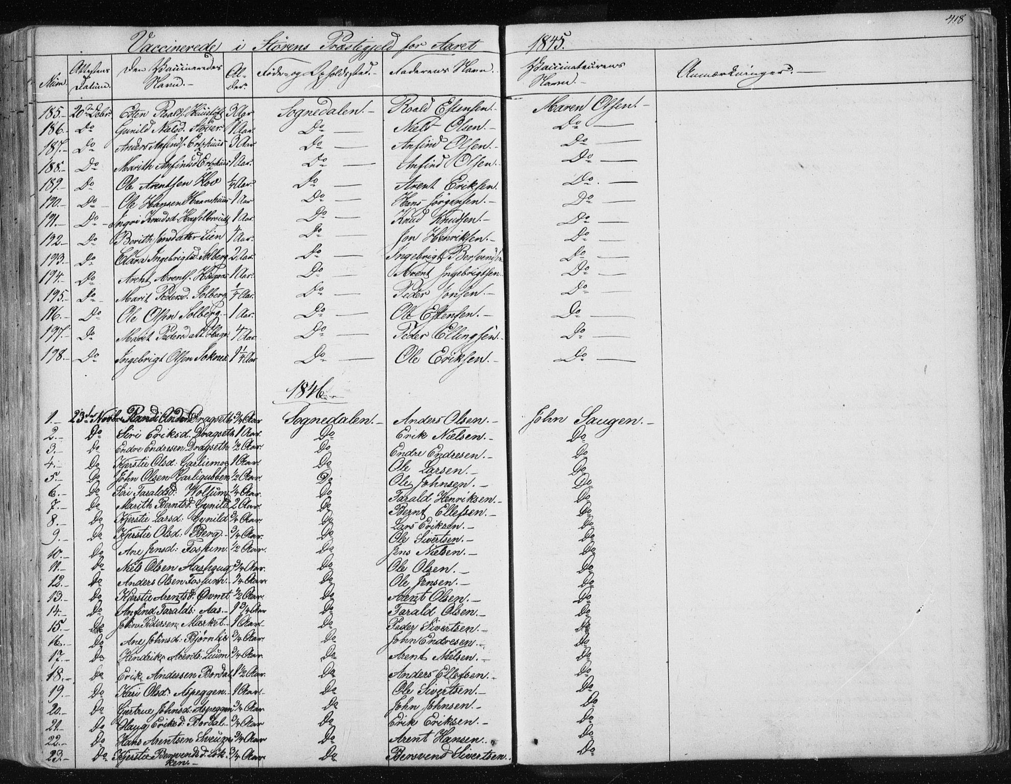 Ministerialprotokoller, klokkerbøker og fødselsregistre - Sør-Trøndelag, AV/SAT-A-1456/687/L0997: Ministerialbok nr. 687A05 /1, 1843-1848, s. 418