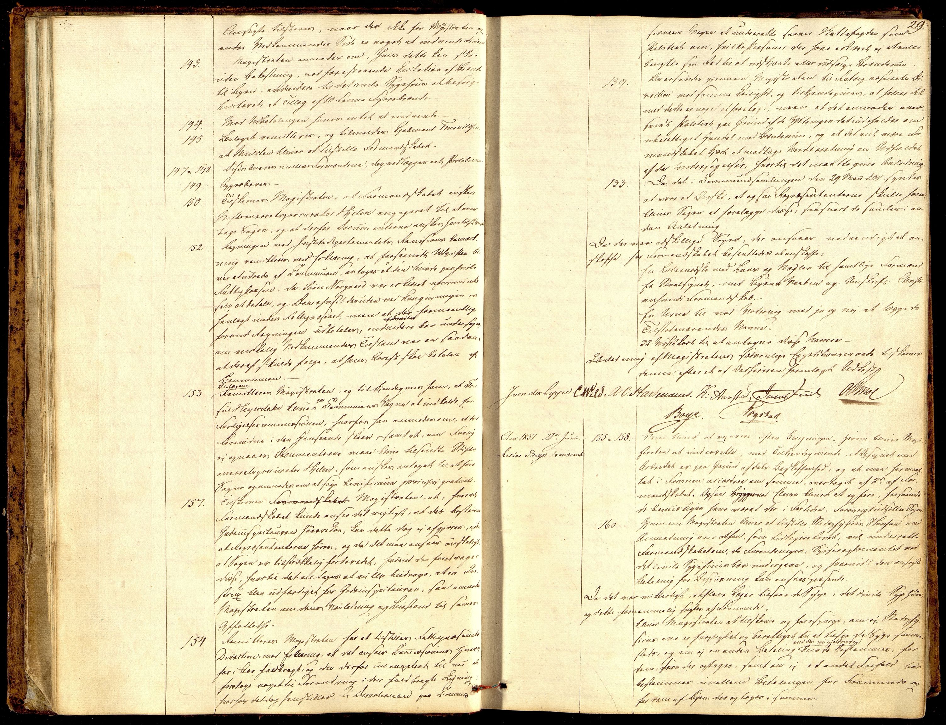 Kristiansand By - Formannskapet, ARKSOR/1001KG120/A/Aa/L0001: Møtebok (d), 1837-1842