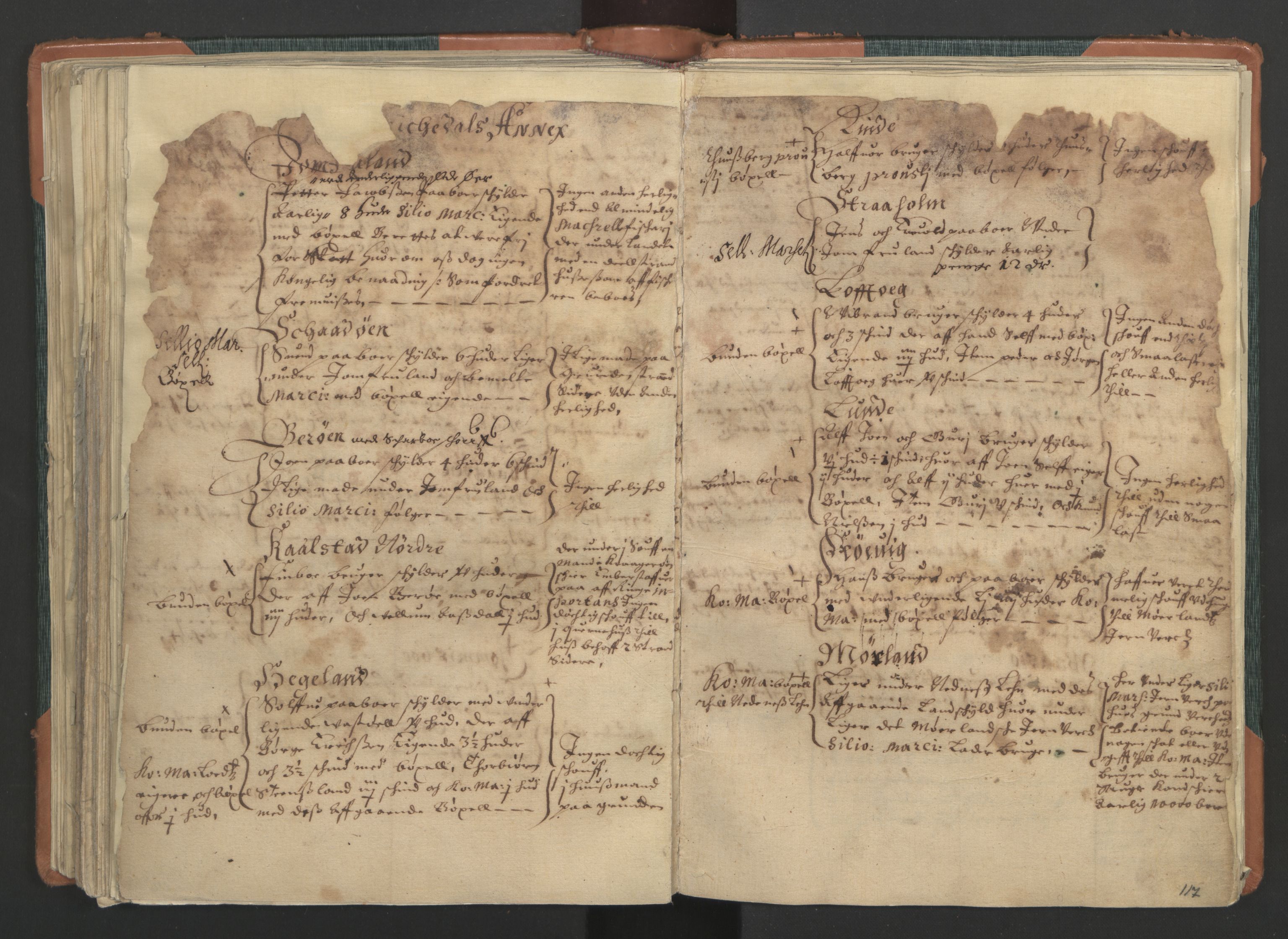Rentekammeret inntil 1814, Realistisk ordnet avdeling, AV/RA-EA-4070/L/L0017: Skien lagdømme. Alminnelig jordebok for Telemark, Bamble og Numedal, 1661, s. 116b-117a