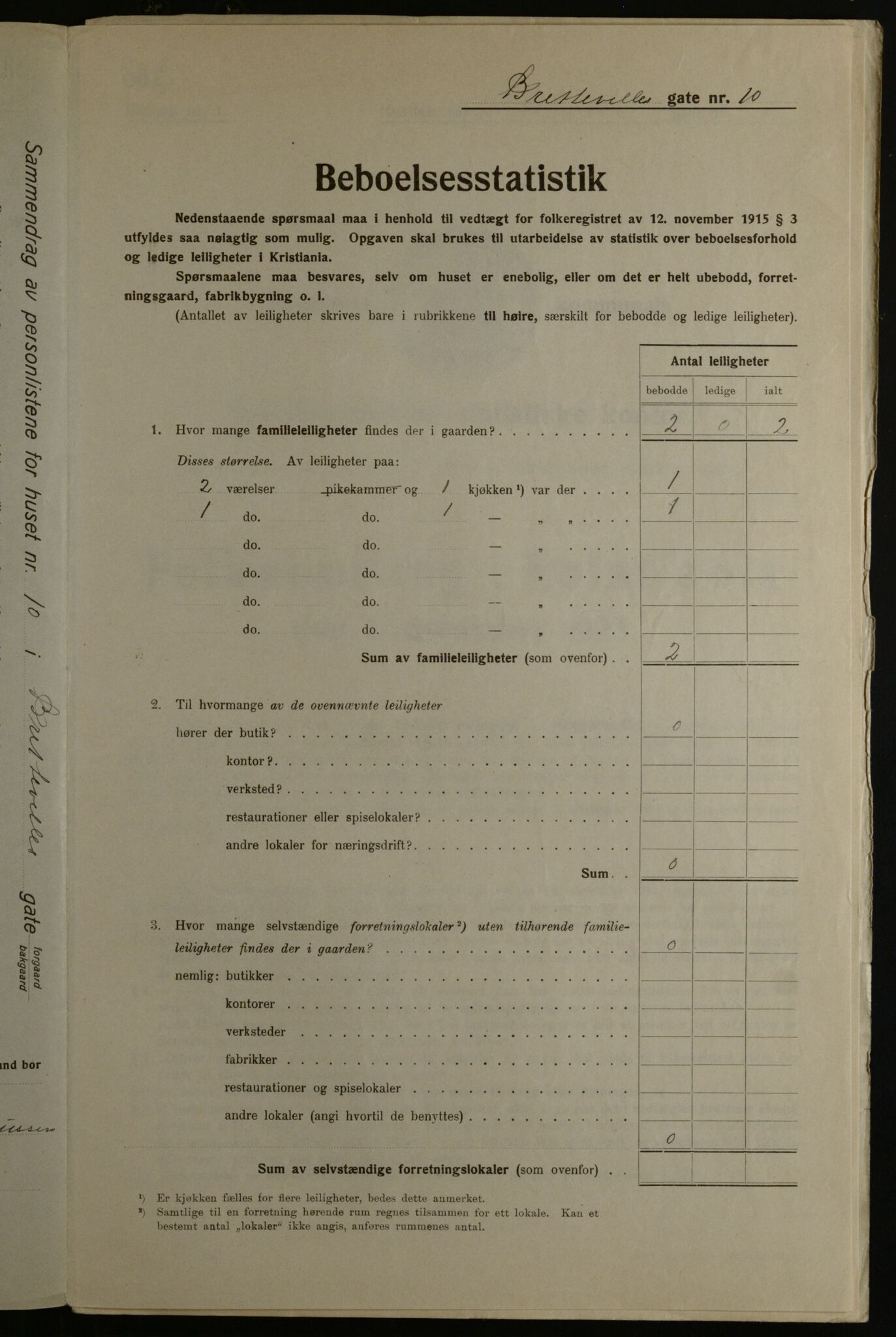 OBA, Kommunal folketelling 1.12.1923 for Kristiania, 1923, s. 9791